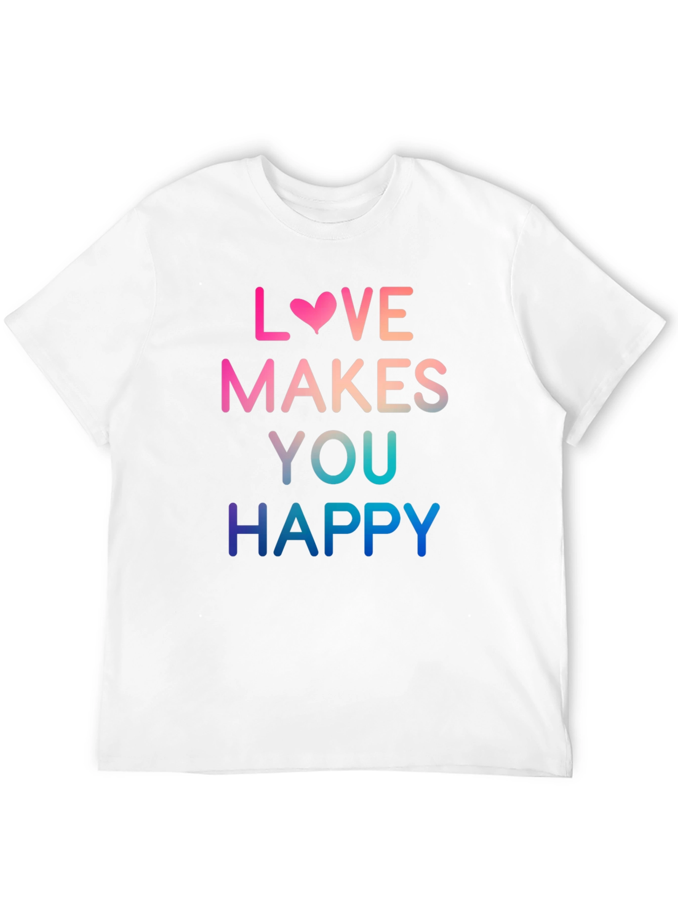 Black Love Makes You Happy Gradient Tee view 12
