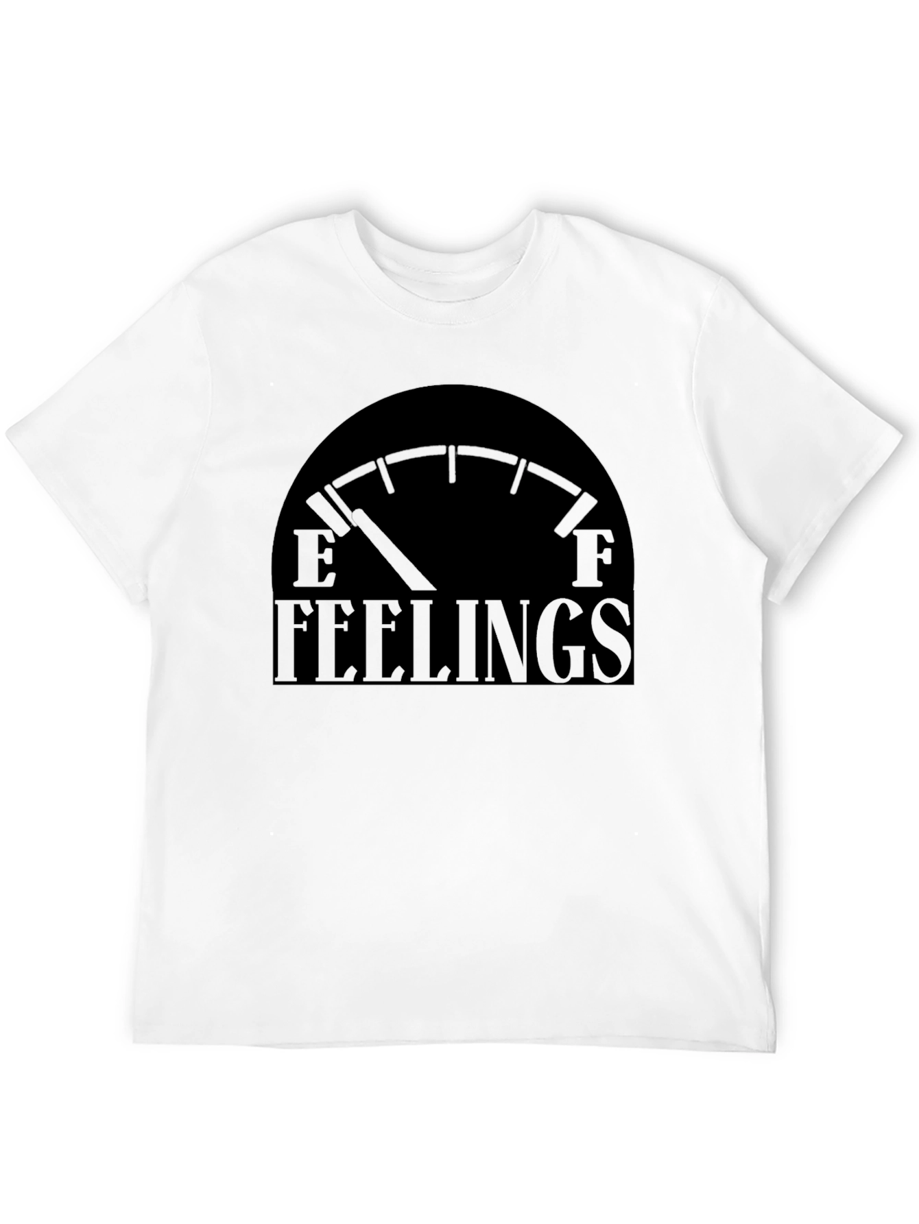 Black Empty Feelings Graphic T-Shirt - Soft Cotton Tee view 12