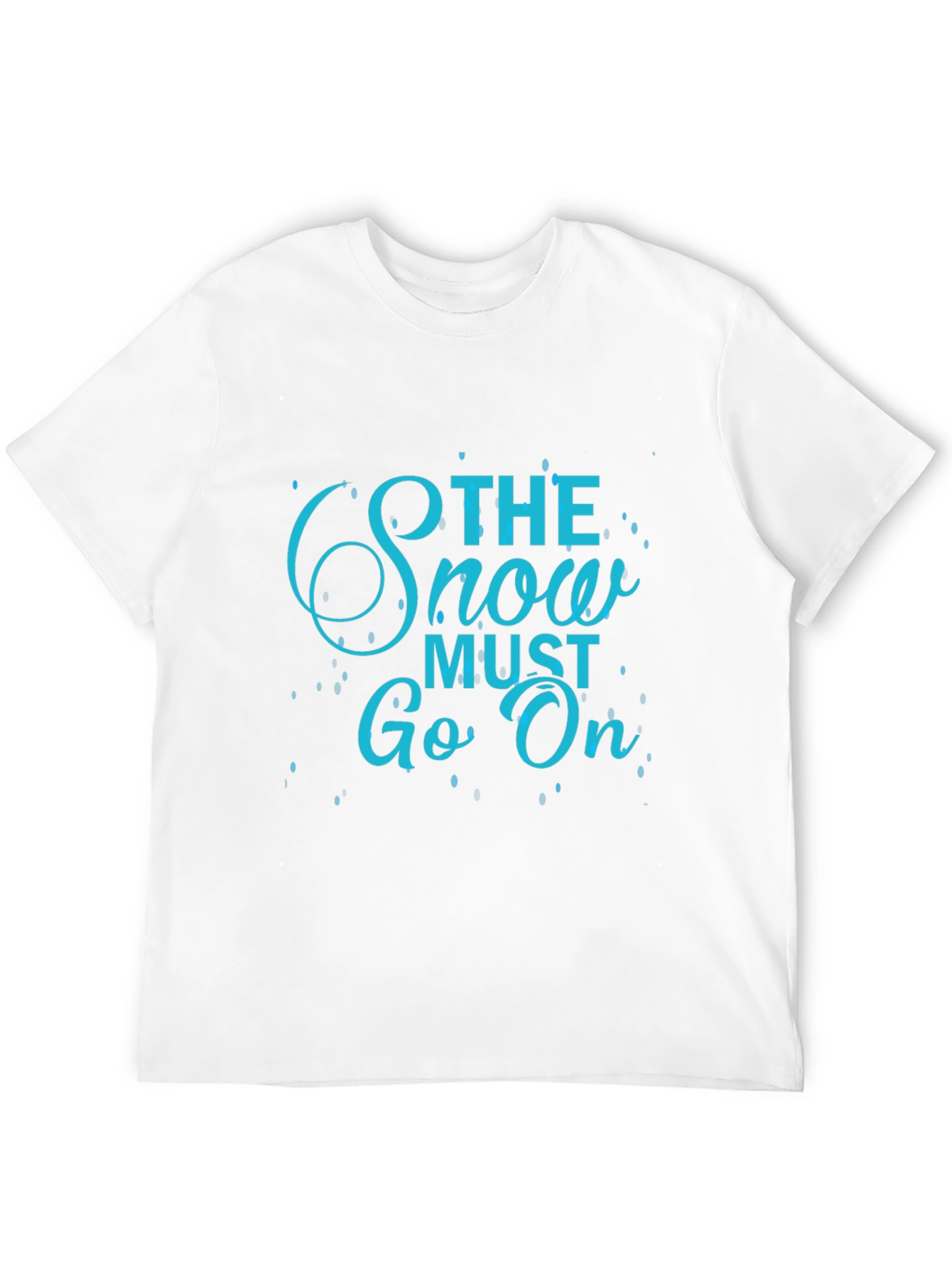 Black The Snow Must Go On T-Shirt - Black Tee view 12