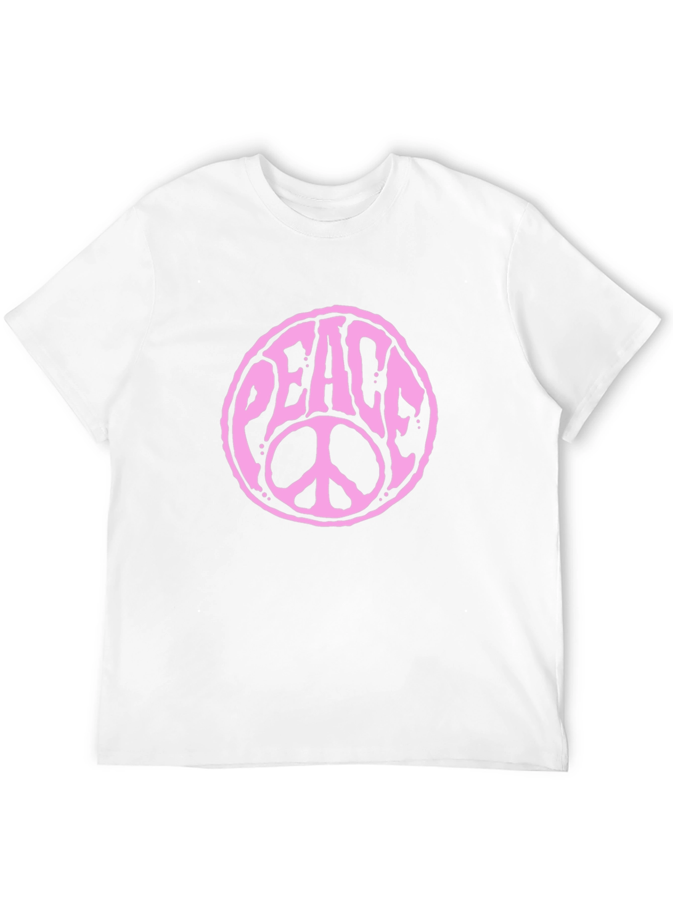 Black Peace Sign Graphic T-Shirt - Black view 12