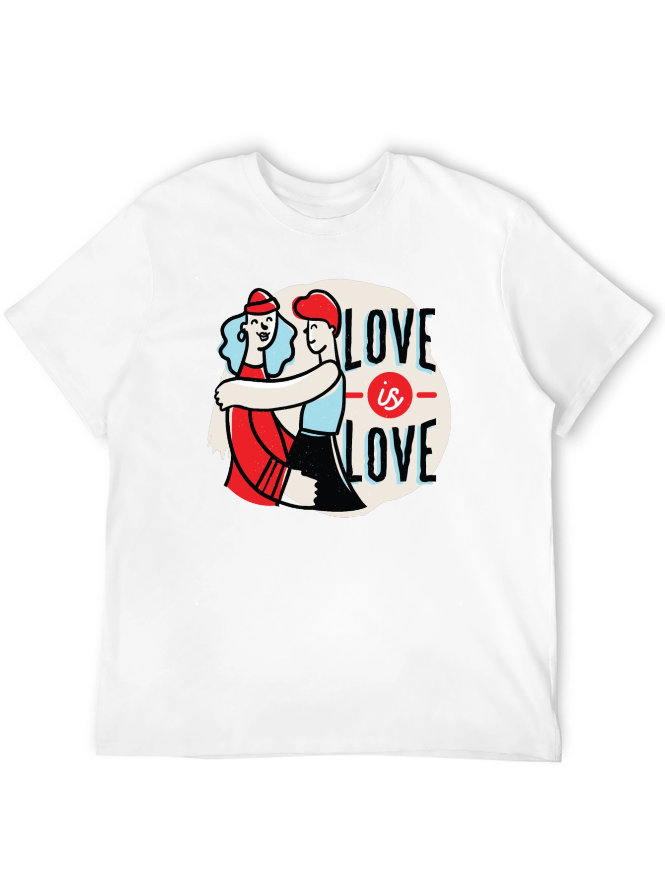 Black Love is Love Graphic T-Shirt - Unisex Pride Tee view 12