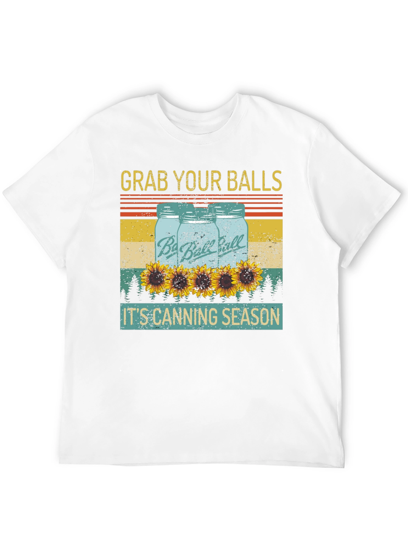 Black Grab Your Balls Canning Season T-Shirt view 12