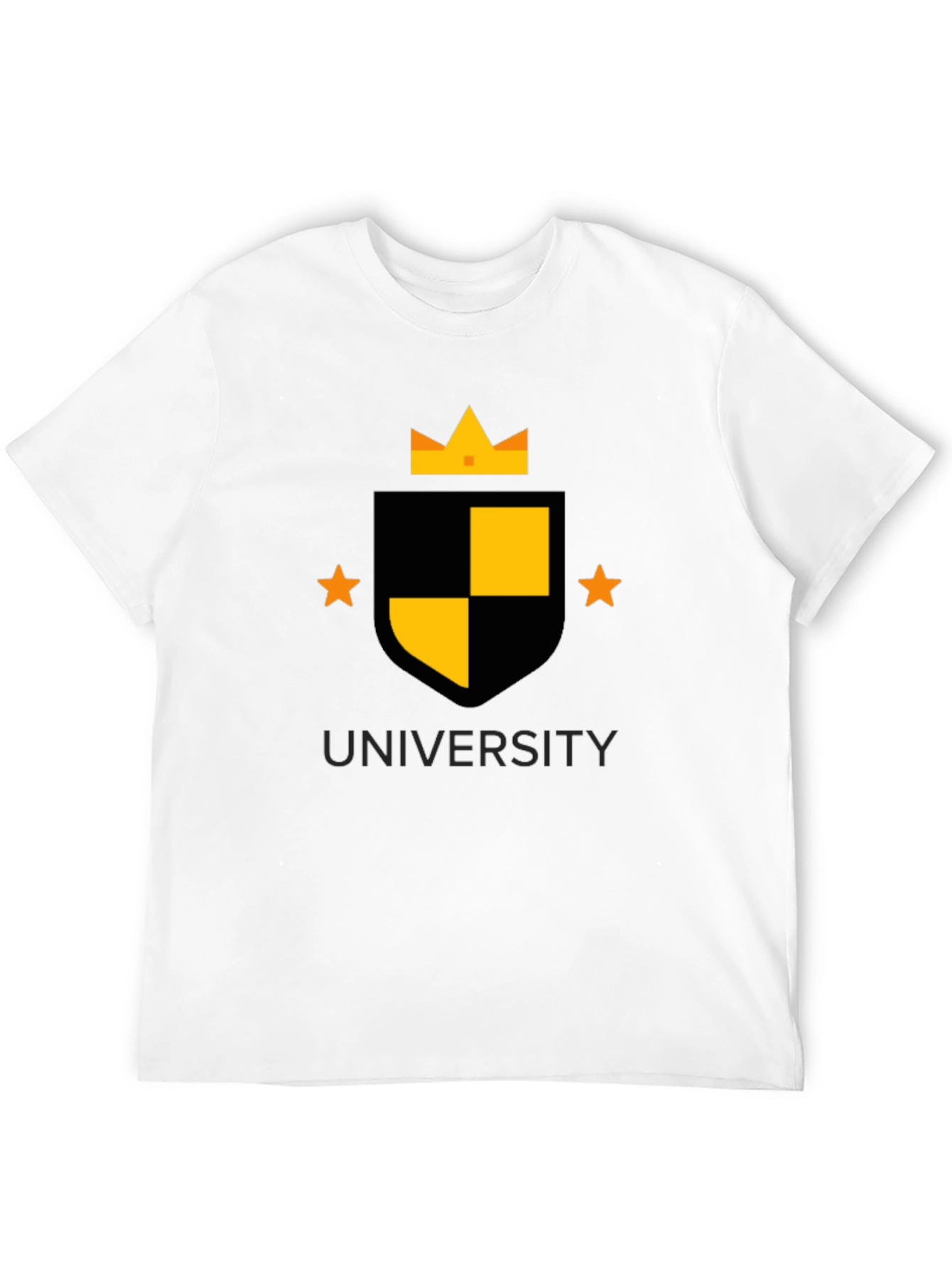 Black University Crest Graphic Tee - Black view 12
