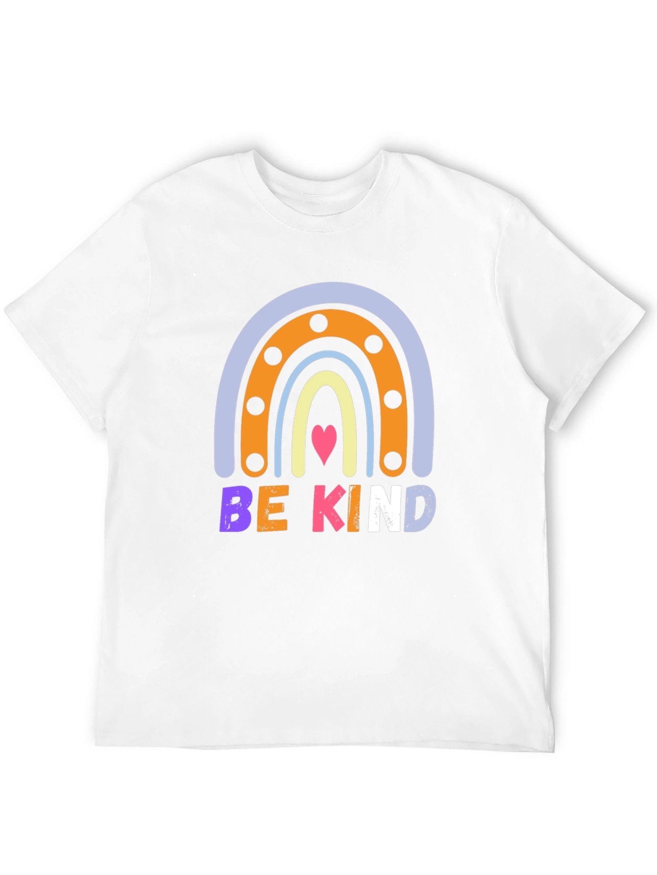 Black Be Kind Rainbow Graphic Tee - Positive Message view 12
