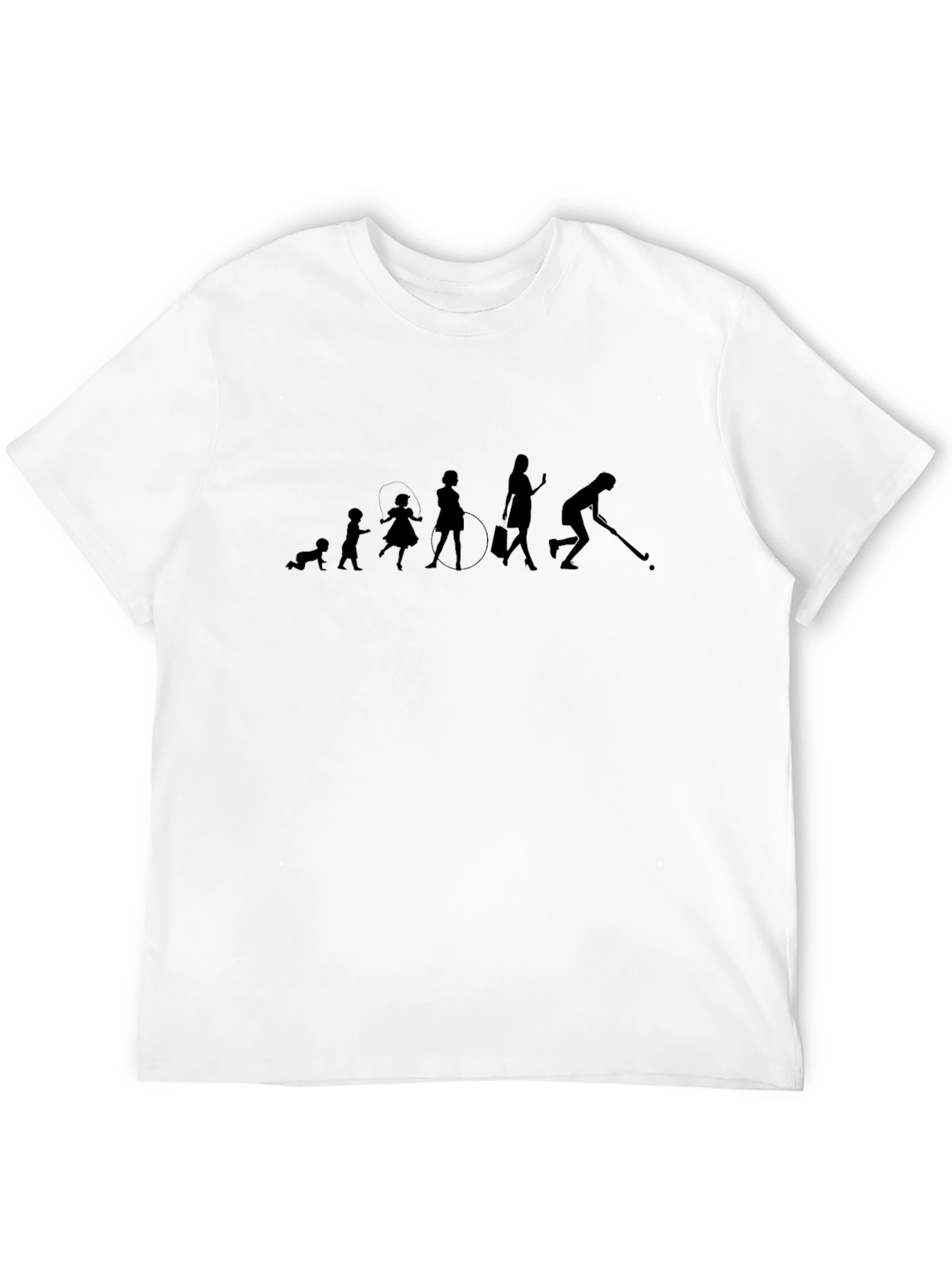 Black Evolution of Woman Black T-Shirt view 12
