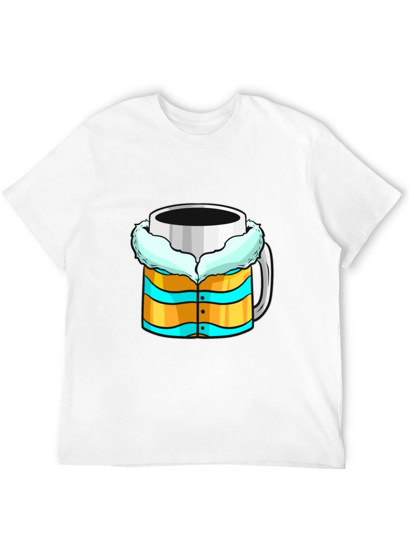 Black Fun Coffee Mug Design Tee - Black view 12