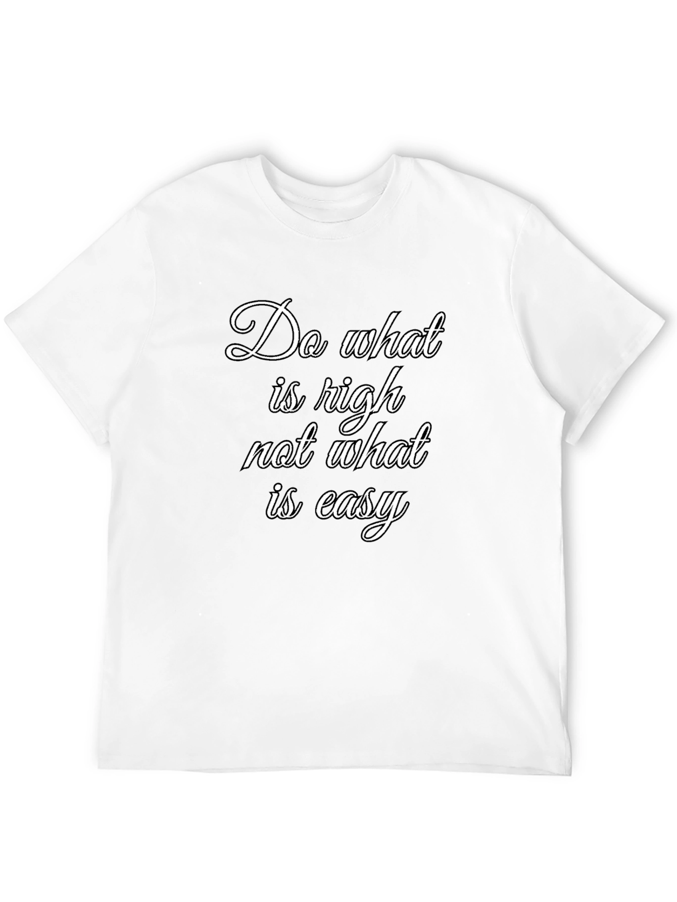 Black Inspirational T-Shirt: Do What is Right view 12