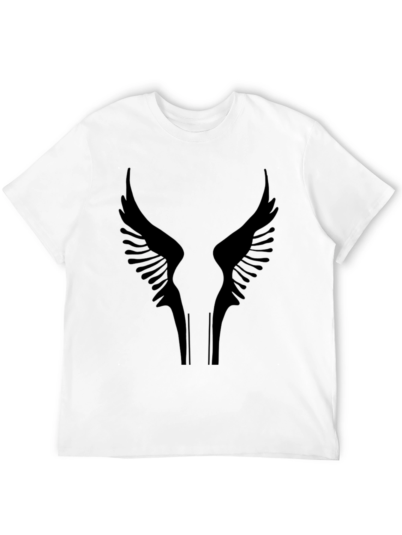 Black Black Wings Graphic Tee - Stylish and Unique Design view 12