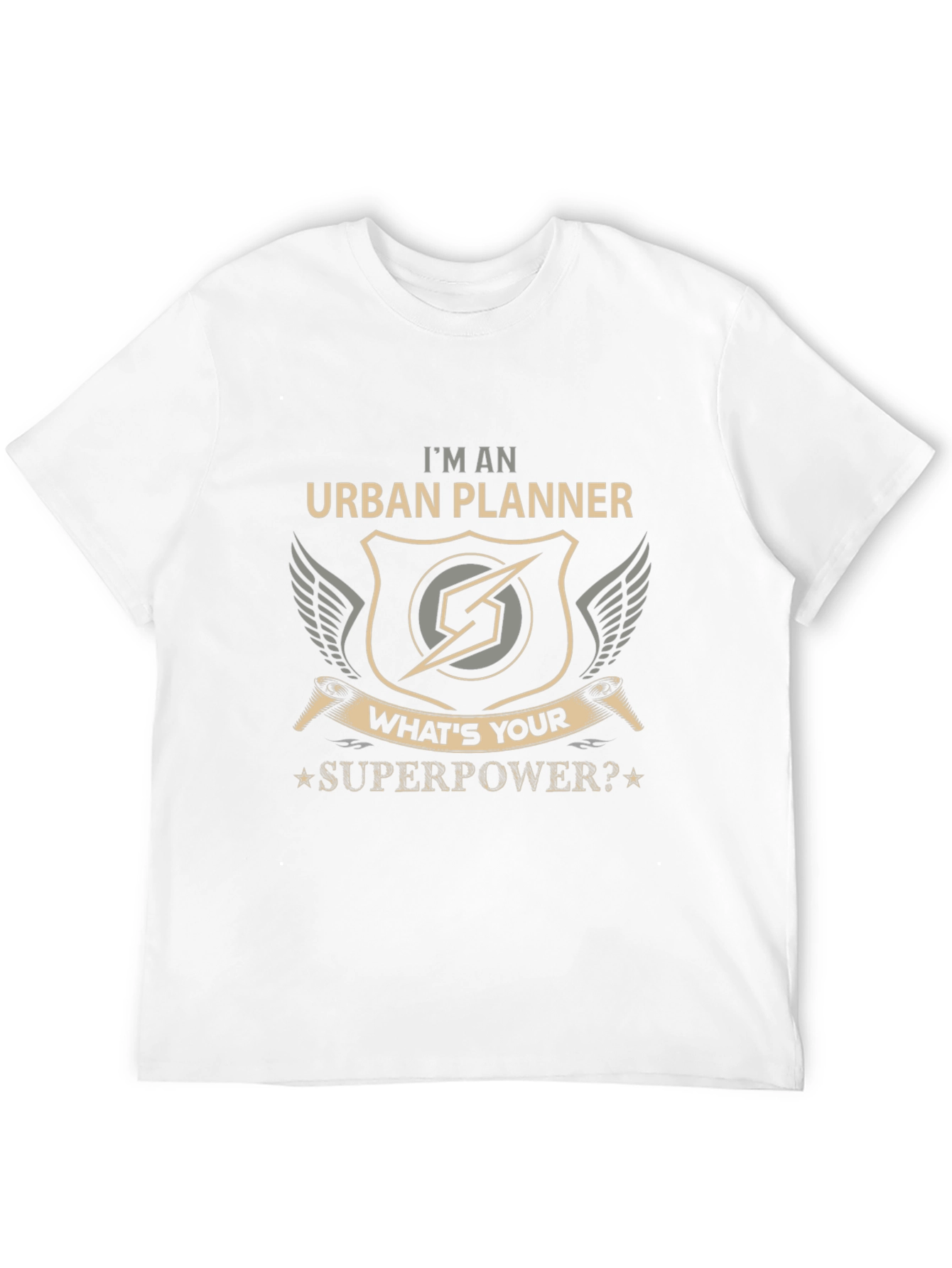 Black Urban Planner Superpower T-Shirt view 12