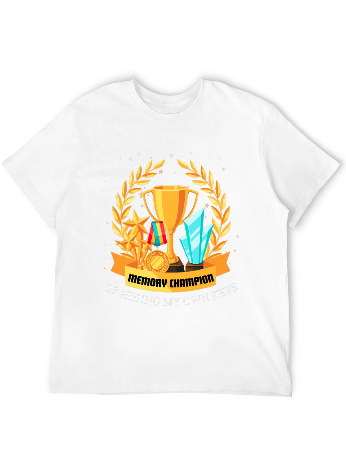 Black Memory Champion Tee - Hiding My Own Keys! view 12