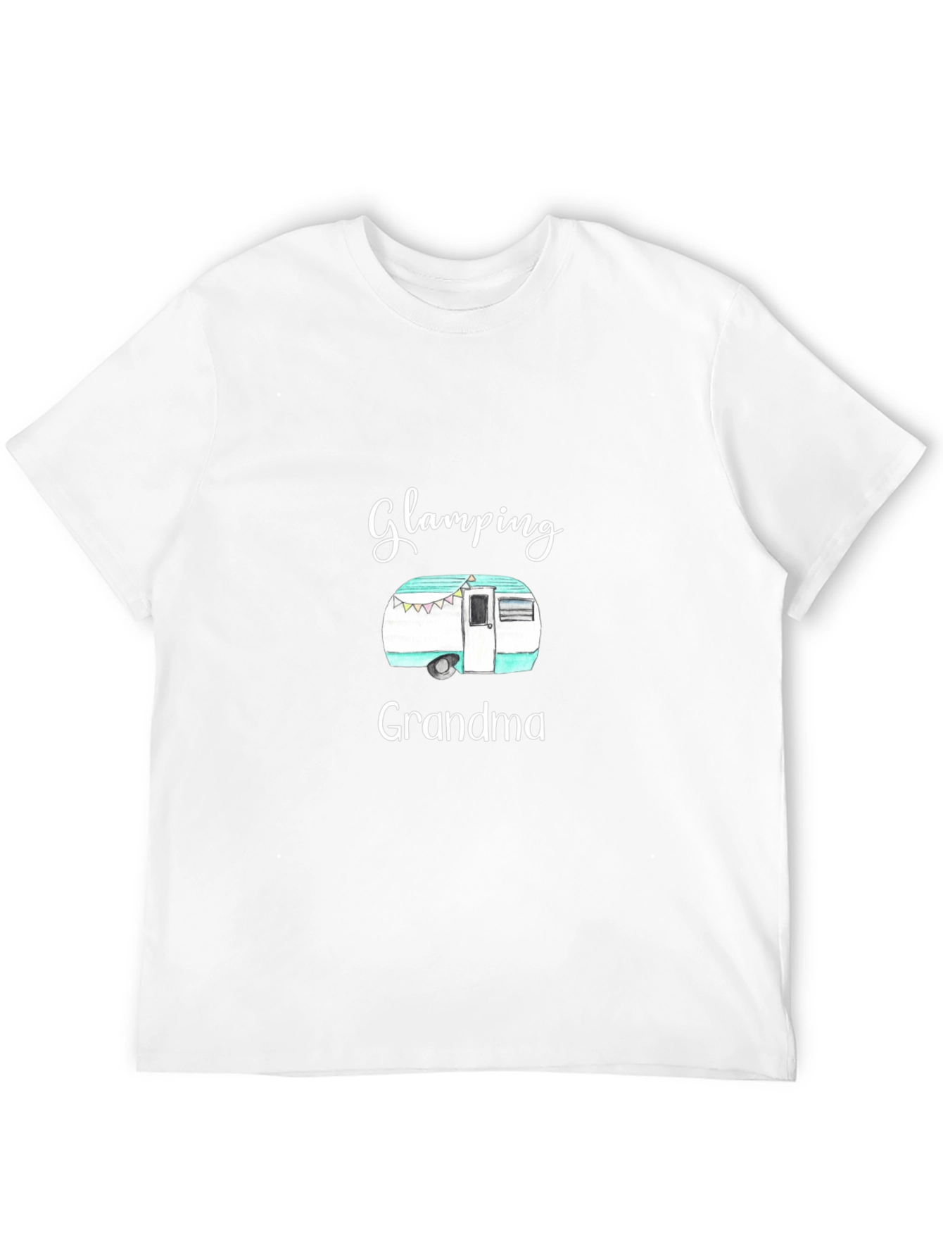 Black Glamping Grandma T-Shirt - Novelty Camping Apparel view 12
