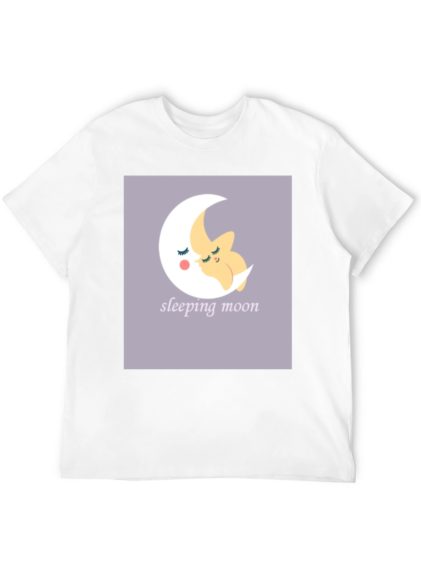 Black Sleeping Moon Graphic Tee - Stylish Comfort view 12