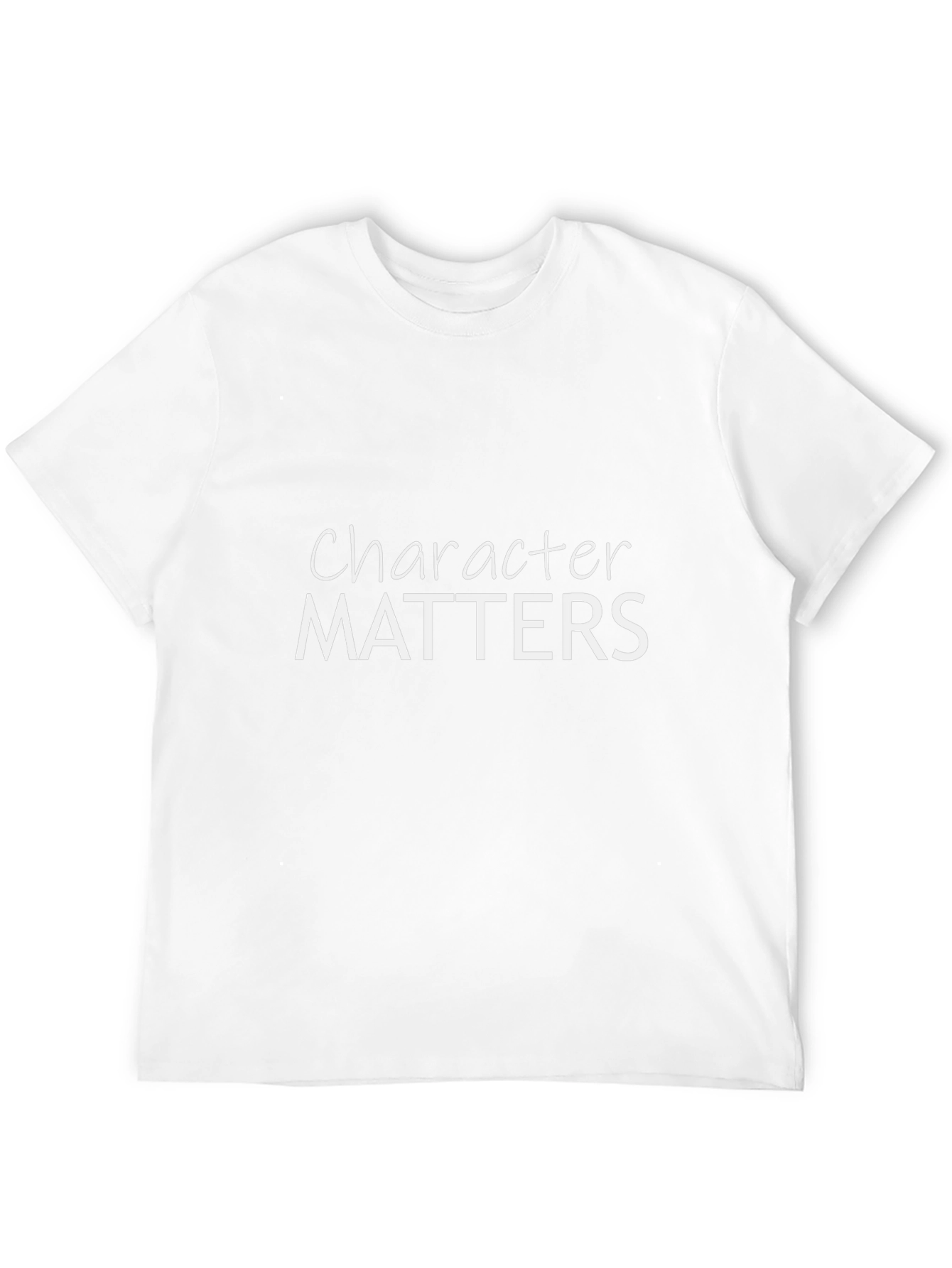 Black Character Matters Graphic Tee - Soft Cotton Blend view 12