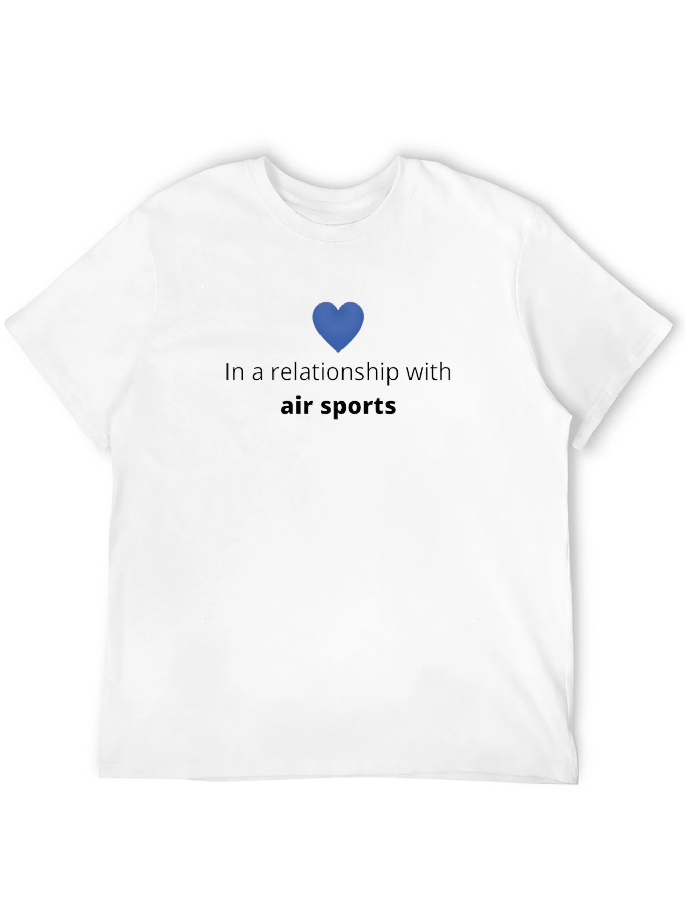 Black In a Relationship with Air Sports T-Shirt view 12