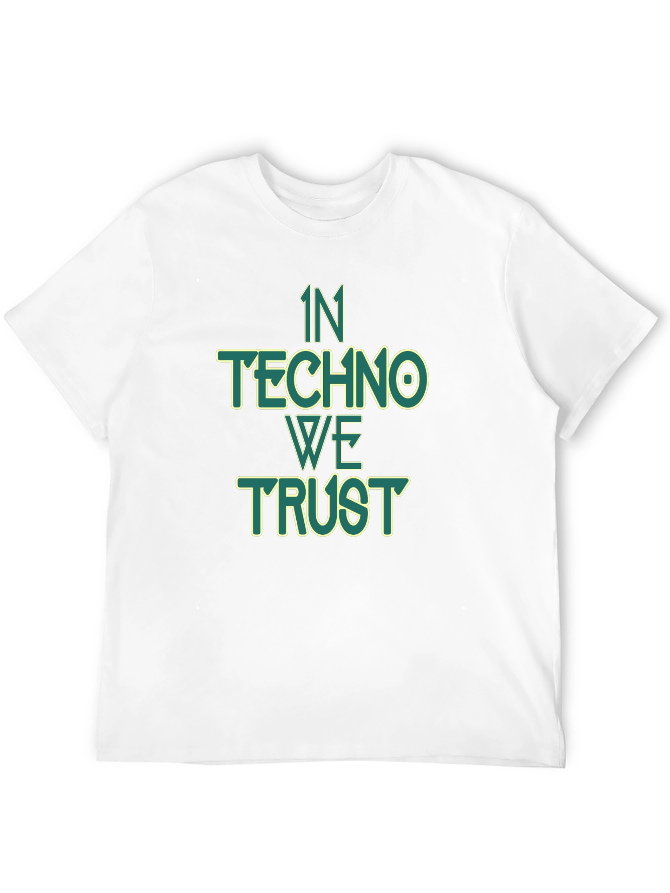 Black In Techno We Trust Graphic Tee - Black view 12
