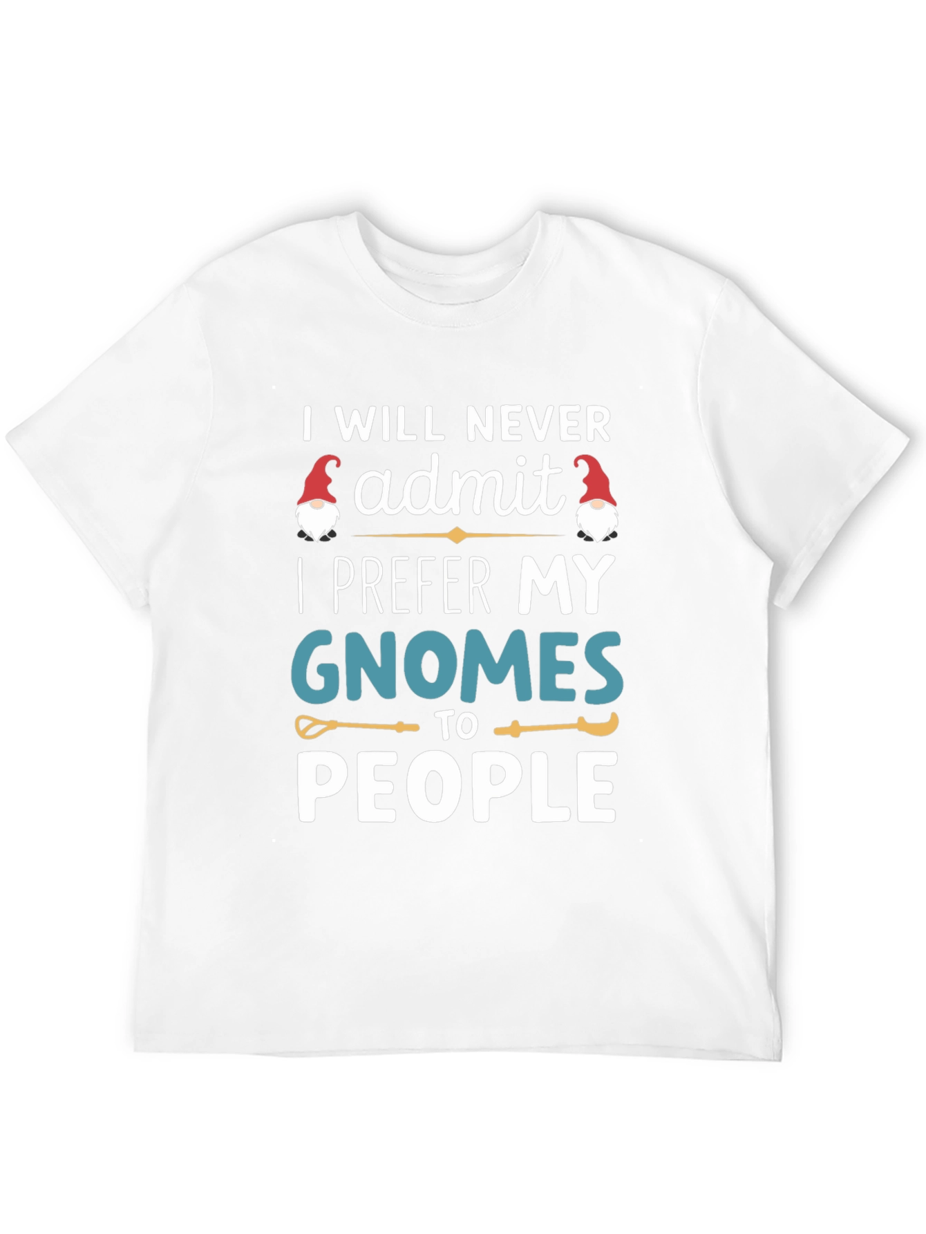 Black Gnomes Before People Graphic Tee view 12