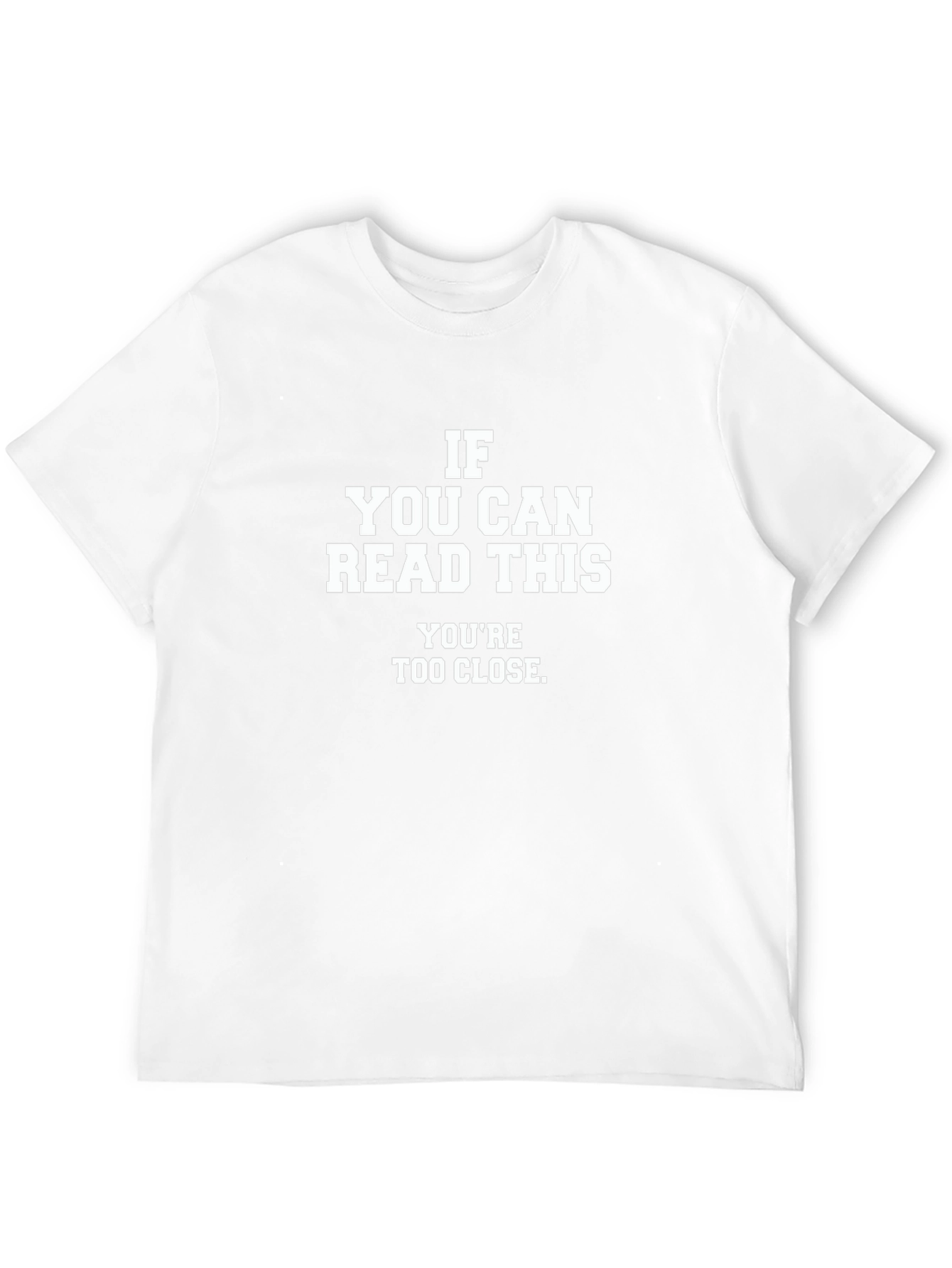 Black Funny Slogan T-Shirt - "If You Can Read This..." view 12