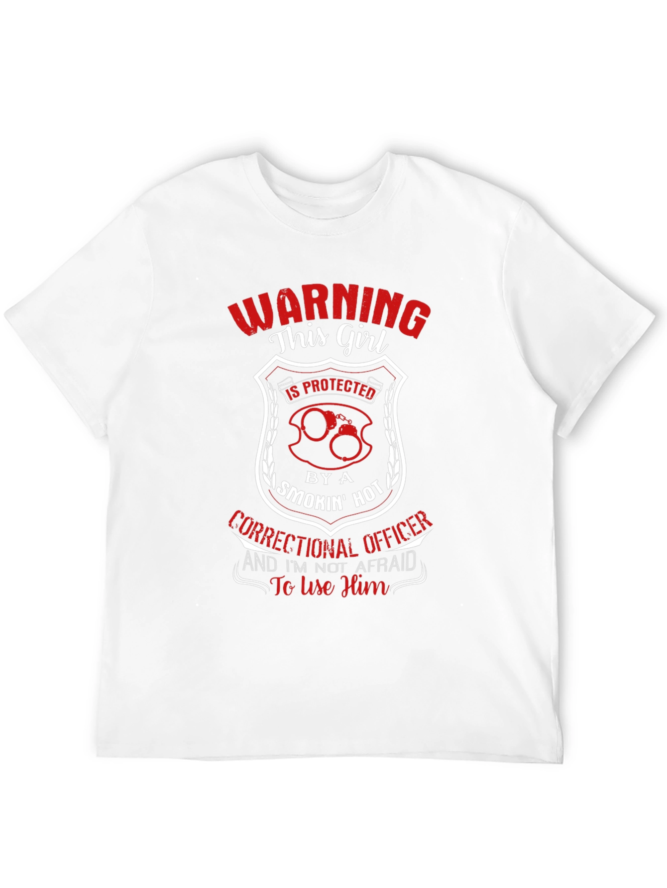 Black Correctional Officer's Girlfriends T-Shirt view 12