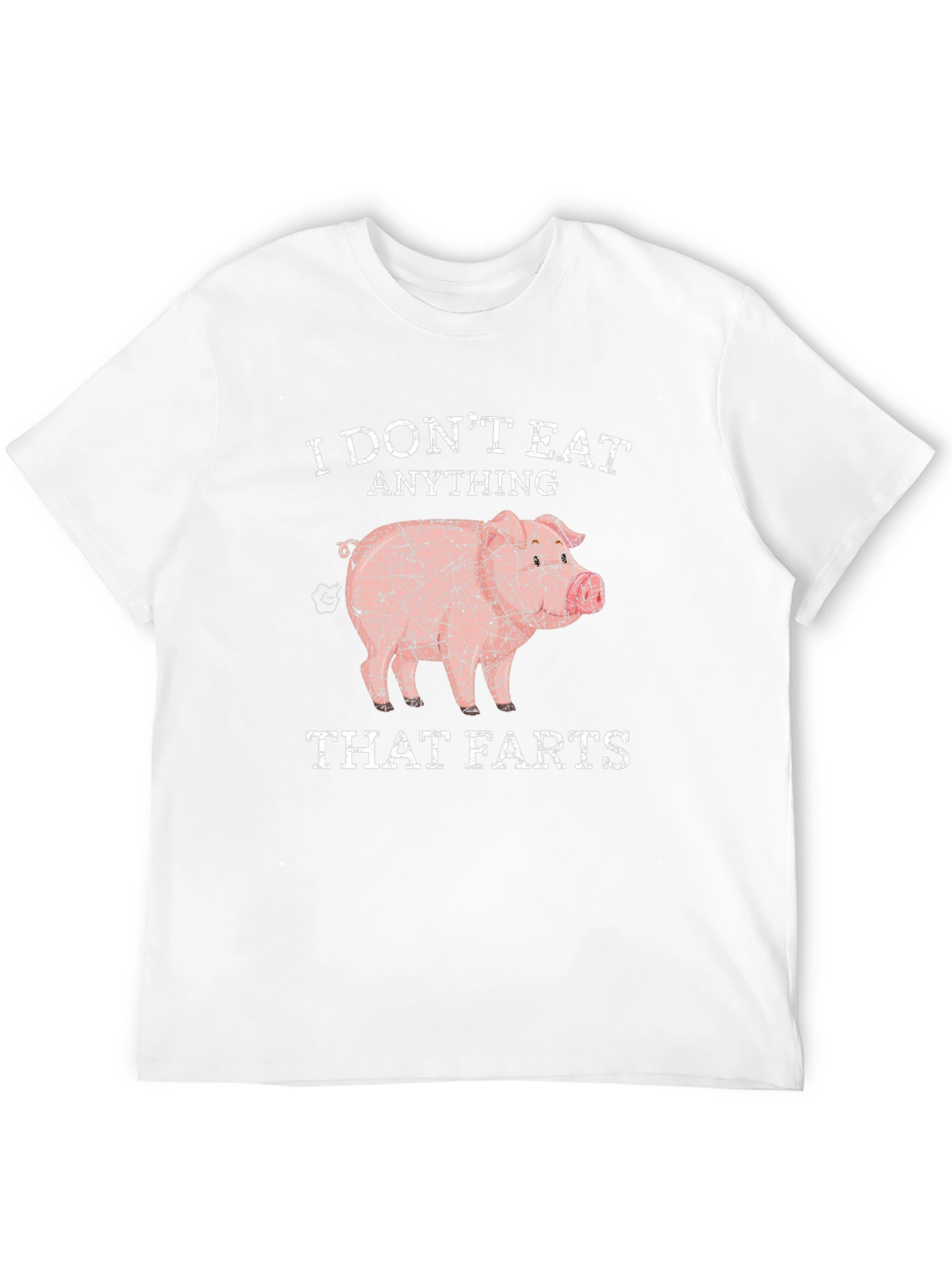 Black I Don't Eat Anything That Farts T-Shirt view 12