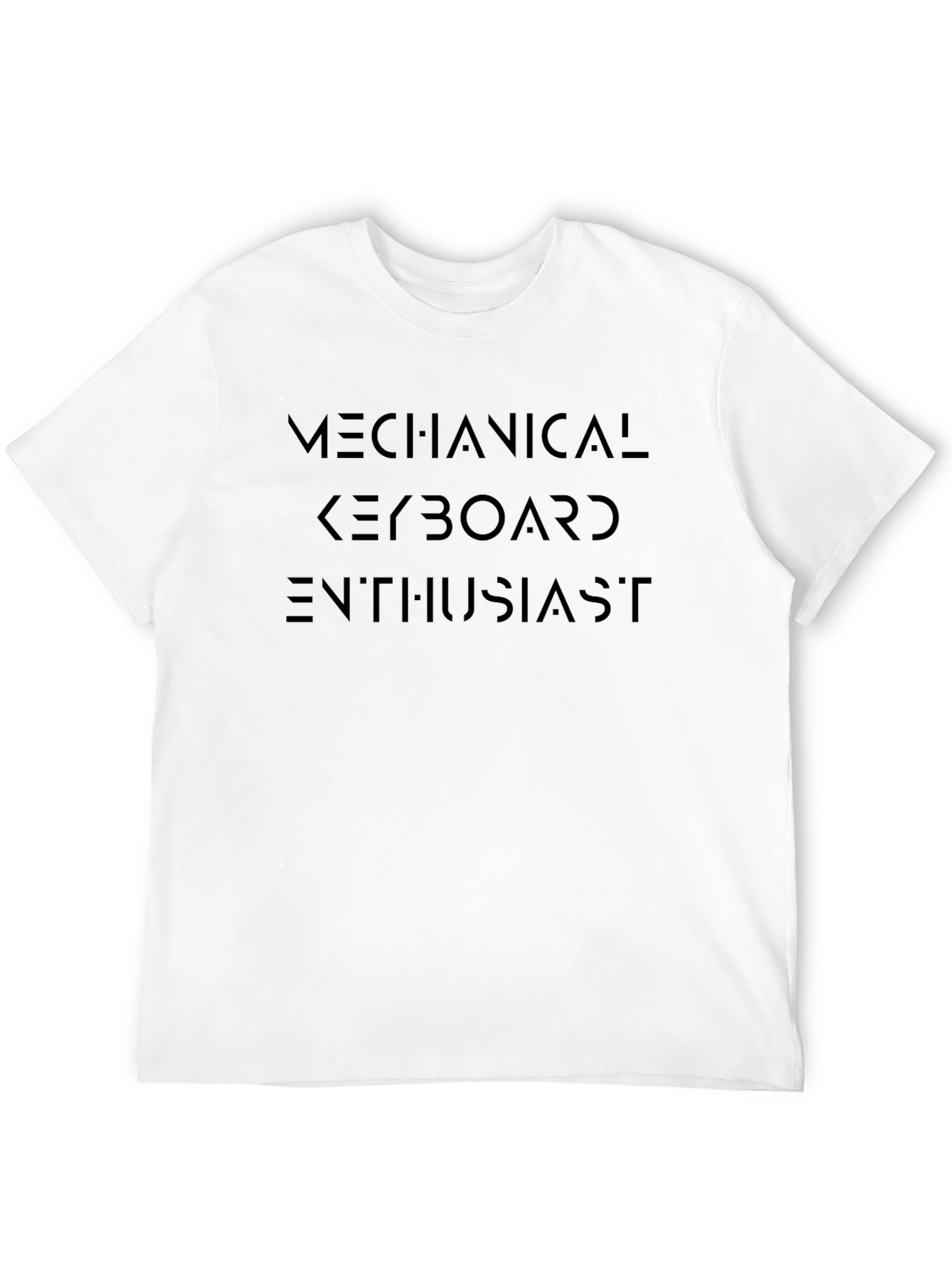 Black Mechanical Keyboard Enthusiast Black T-Shirt view 12