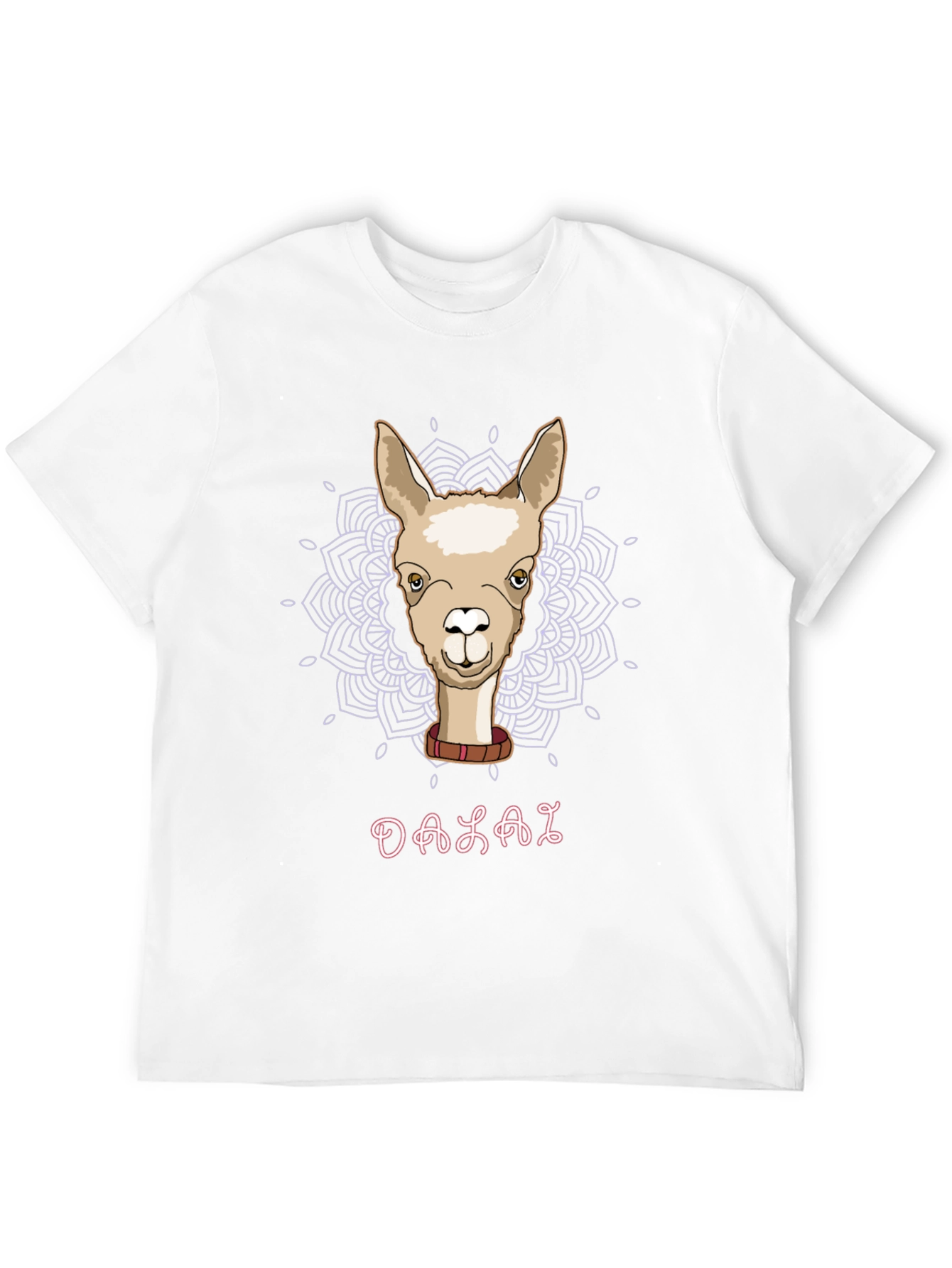 Black Llama Mandala Graphic T-Shirt - Unique Design view 12