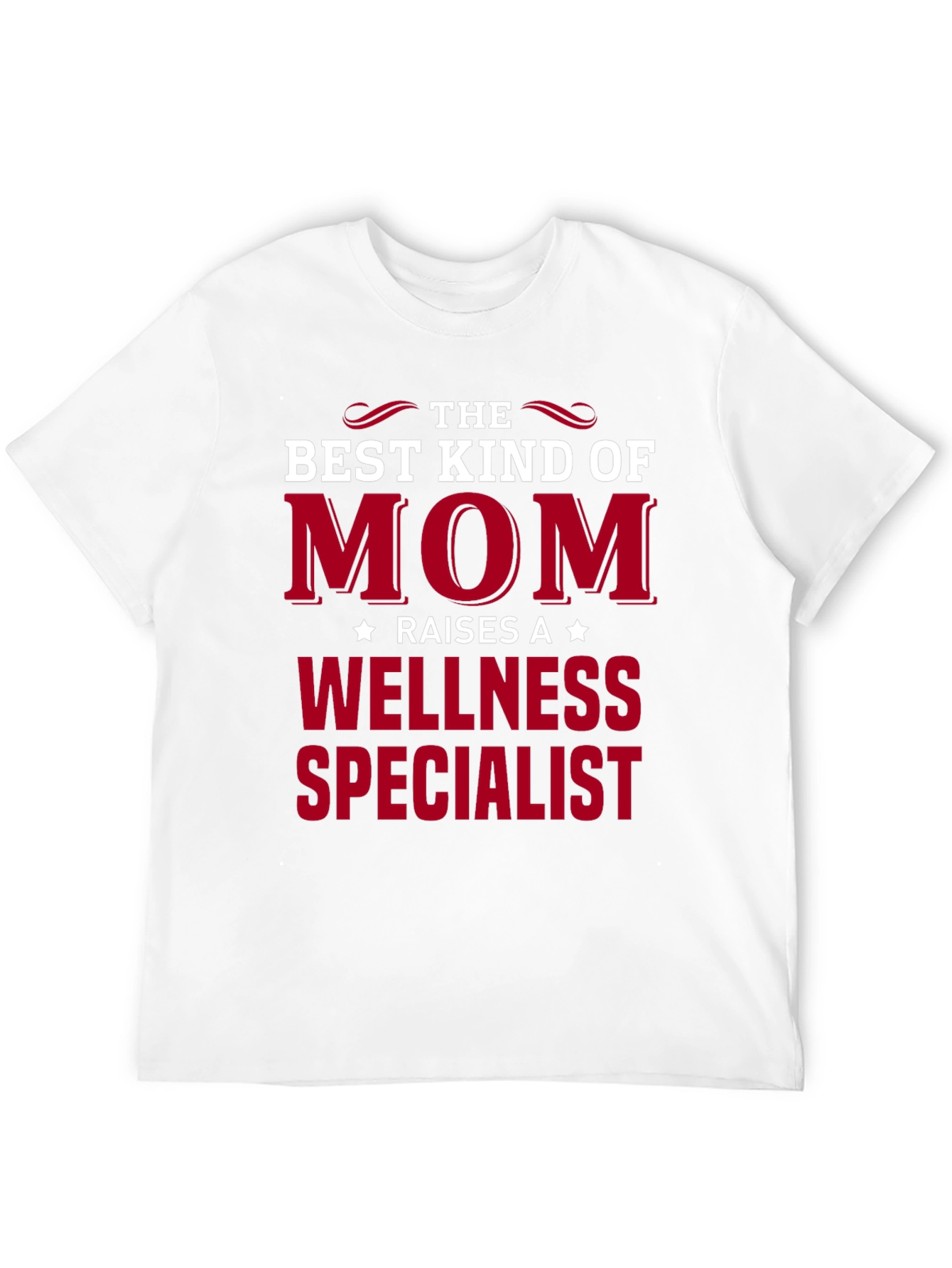 Black Best Kind of Mom Wellness Specialist T-Shirt view 12