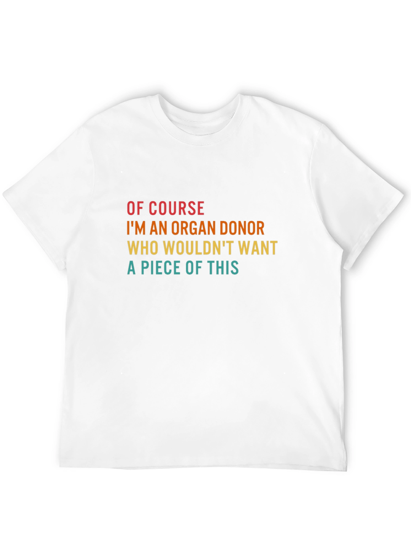 Black Organ Donor T-Shirt - Humorous Graphic Tee view 12