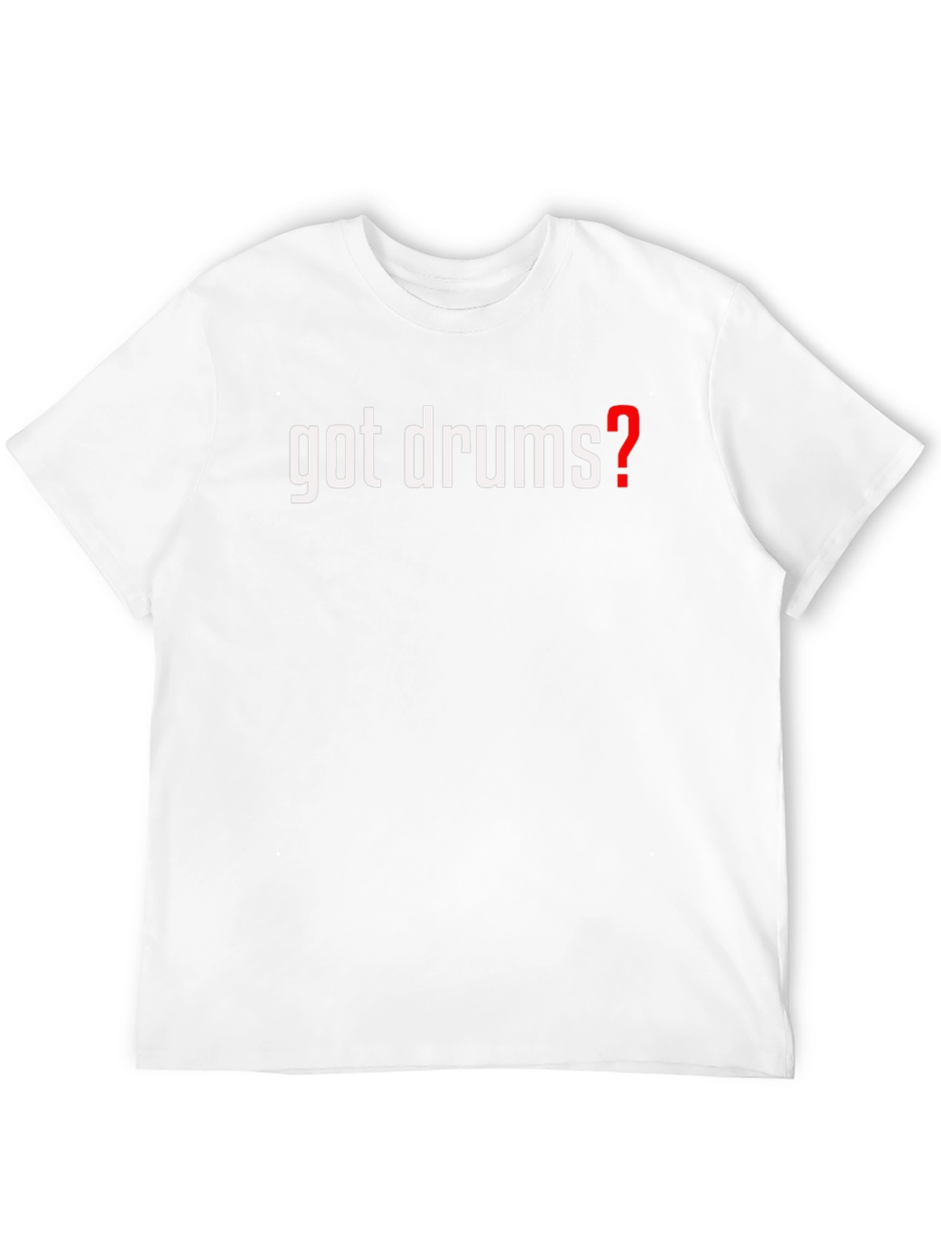 Black Got Drums? Black Graphic Tee - Music Lover's T-Shirt view 12