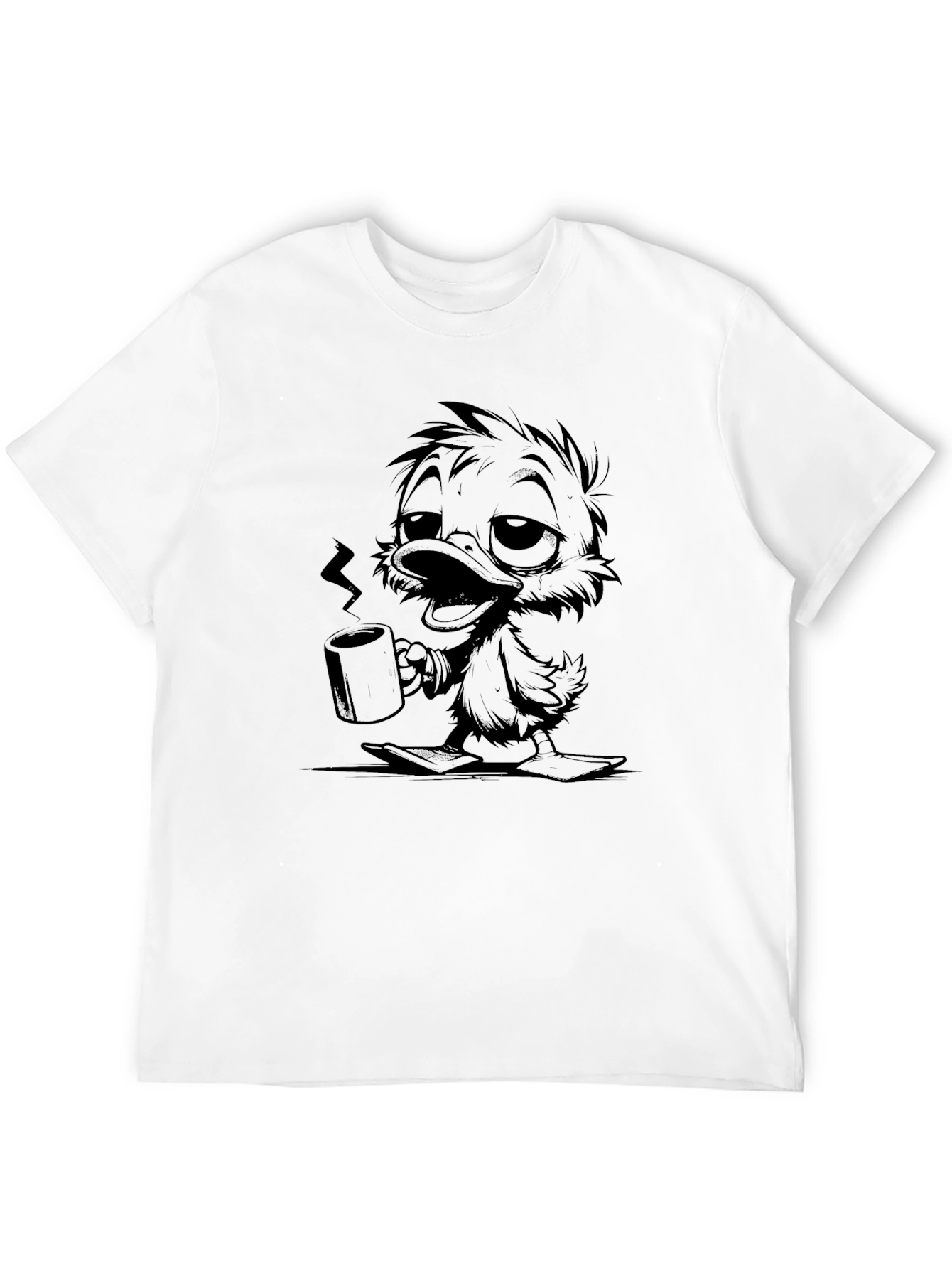 Black Coffee Duckling Graphic Tee view 12
