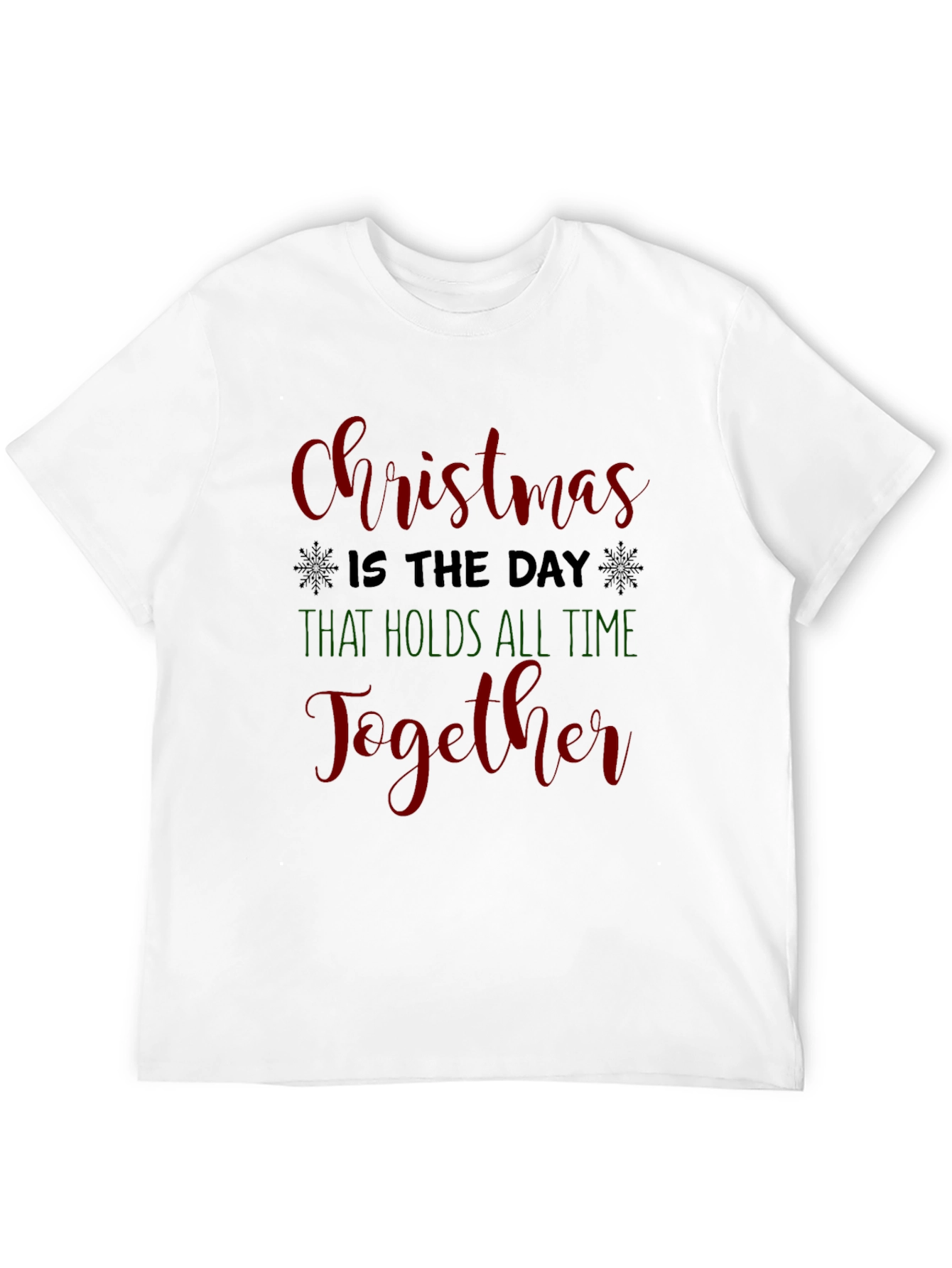 Black Christmas Day Holiday Graphic Tee Shirt view 12