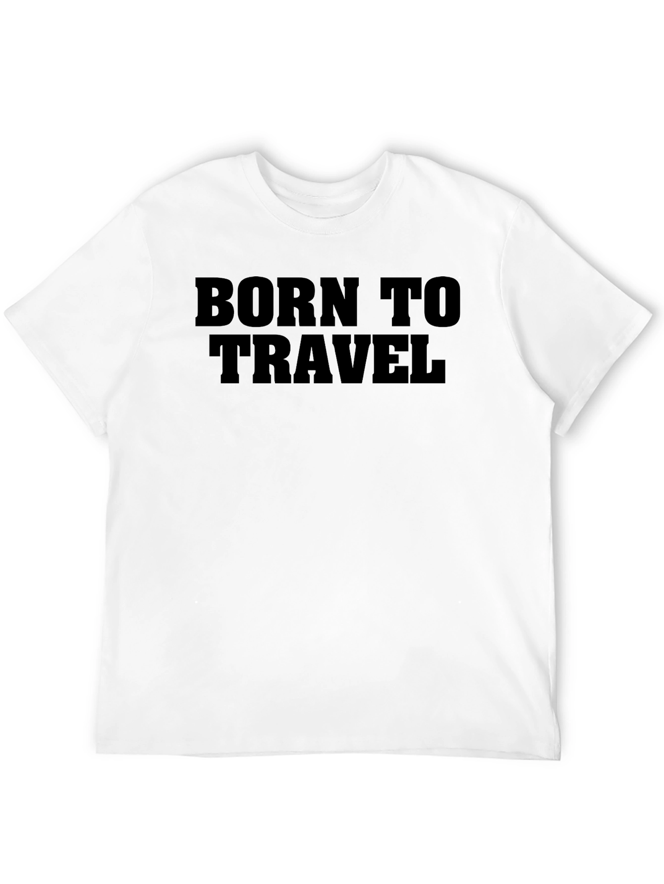 Black Born To Travel T-Shirt | Adventure Ready view 12
