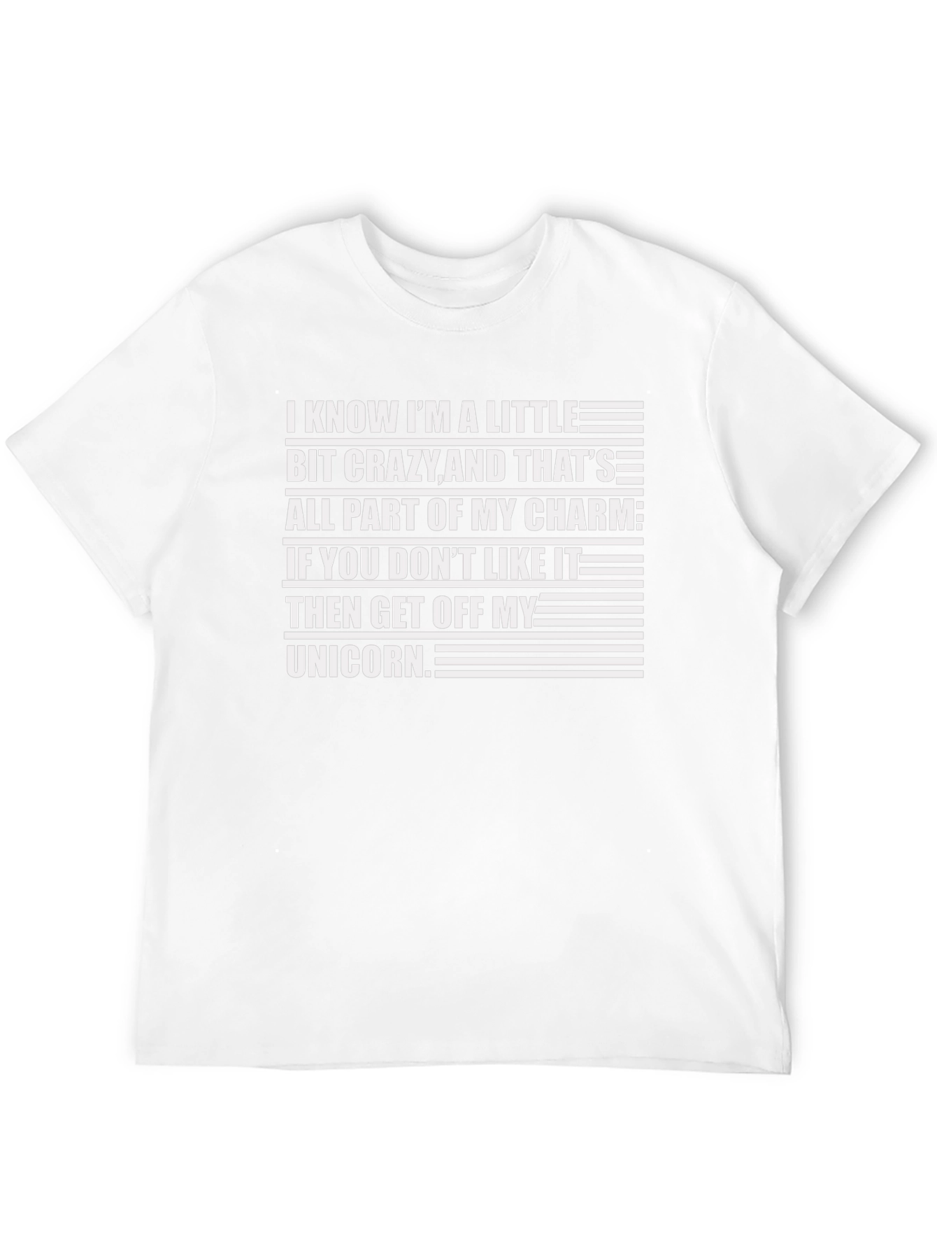 Black Funny Unicorn Quote Graphic T-Shirt view 12