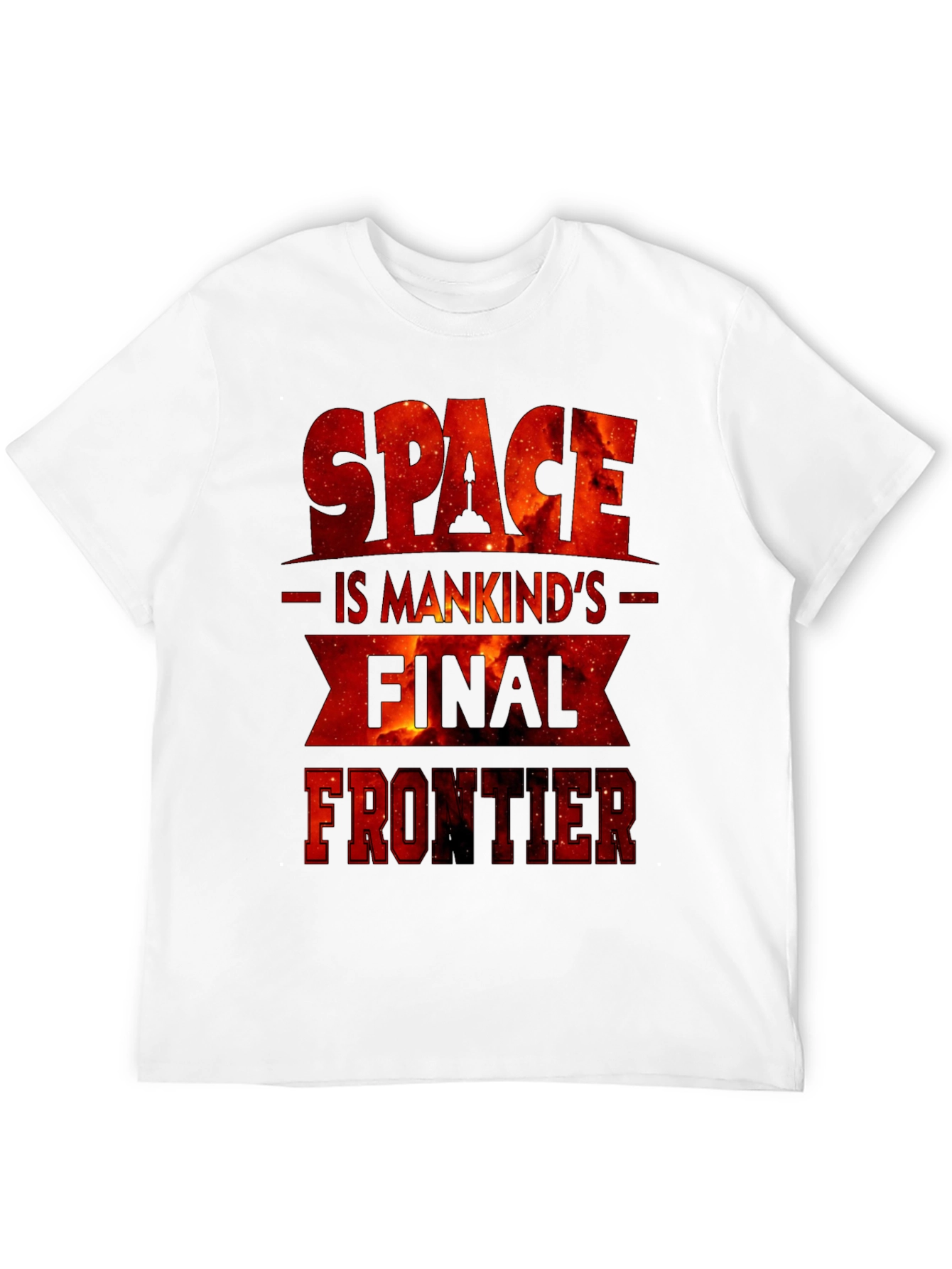Black Space is Mankind's Final Frontier Graphic Tee view 12
