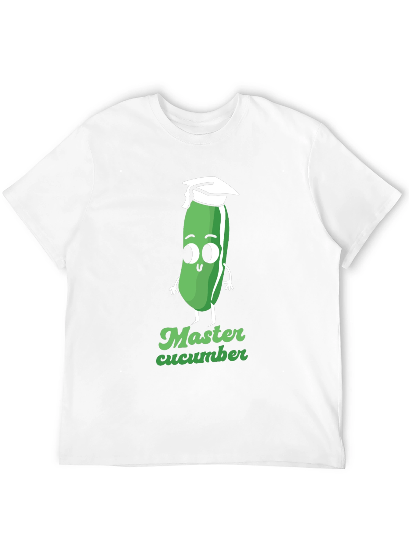 Black Master Cucumber Graphic Tee - Black Cotton T-Shirt view 12