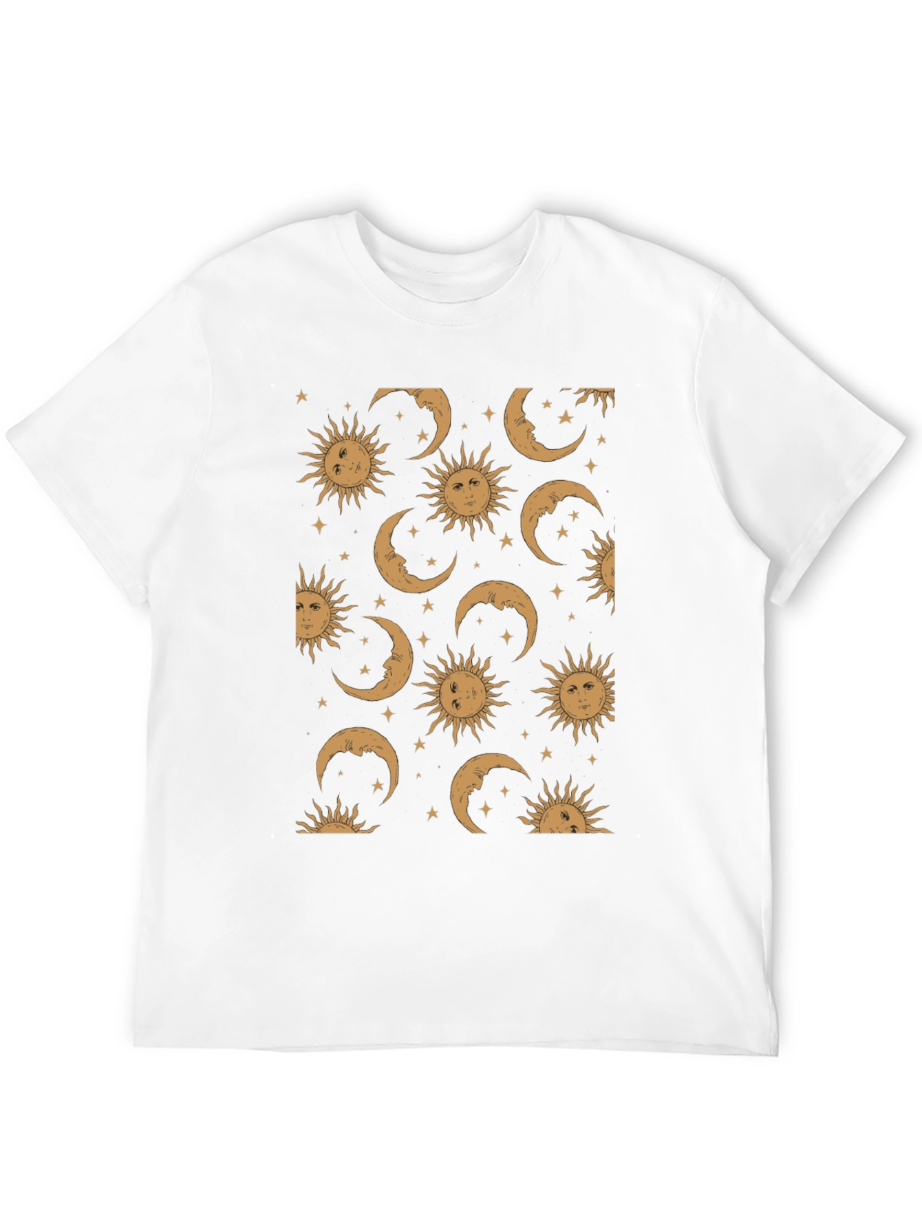 Black Celestial Sun & Moon Graphic Tee - Black view 12