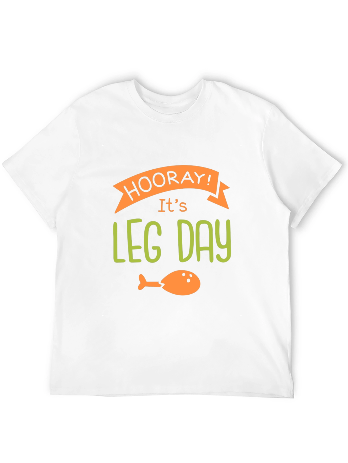 Black Hooray It's Leg Day Graphic T-Shirt view 12