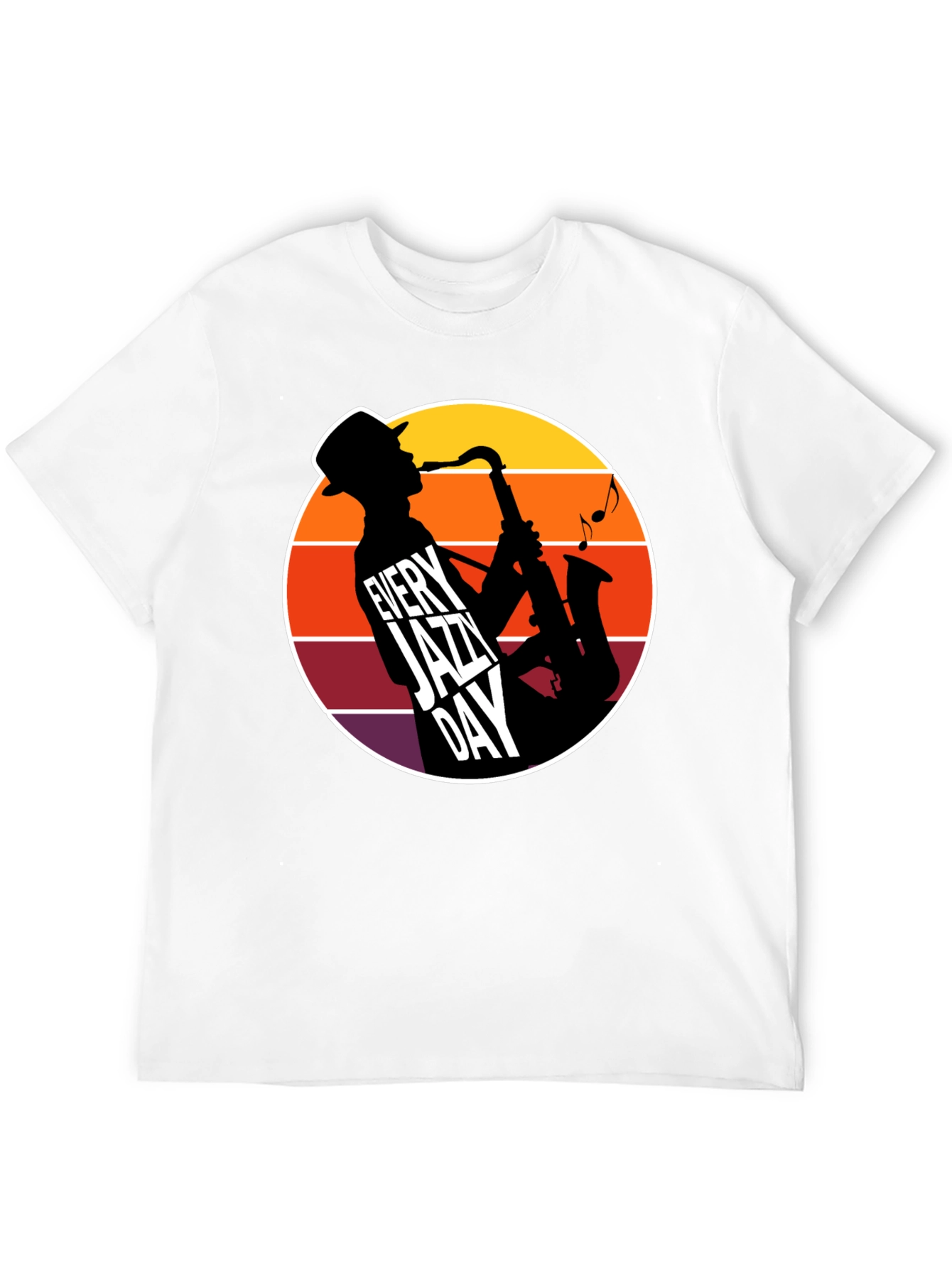 Black Every Jazz Day T-Shirt - Music Lover Tee view 12