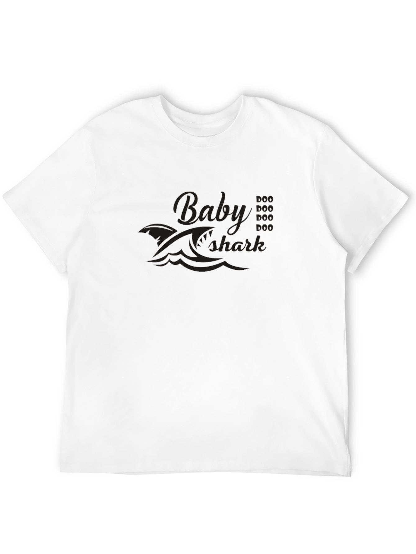 Black Baby Shark T-Shirt - Soft Cotton Blend view 12