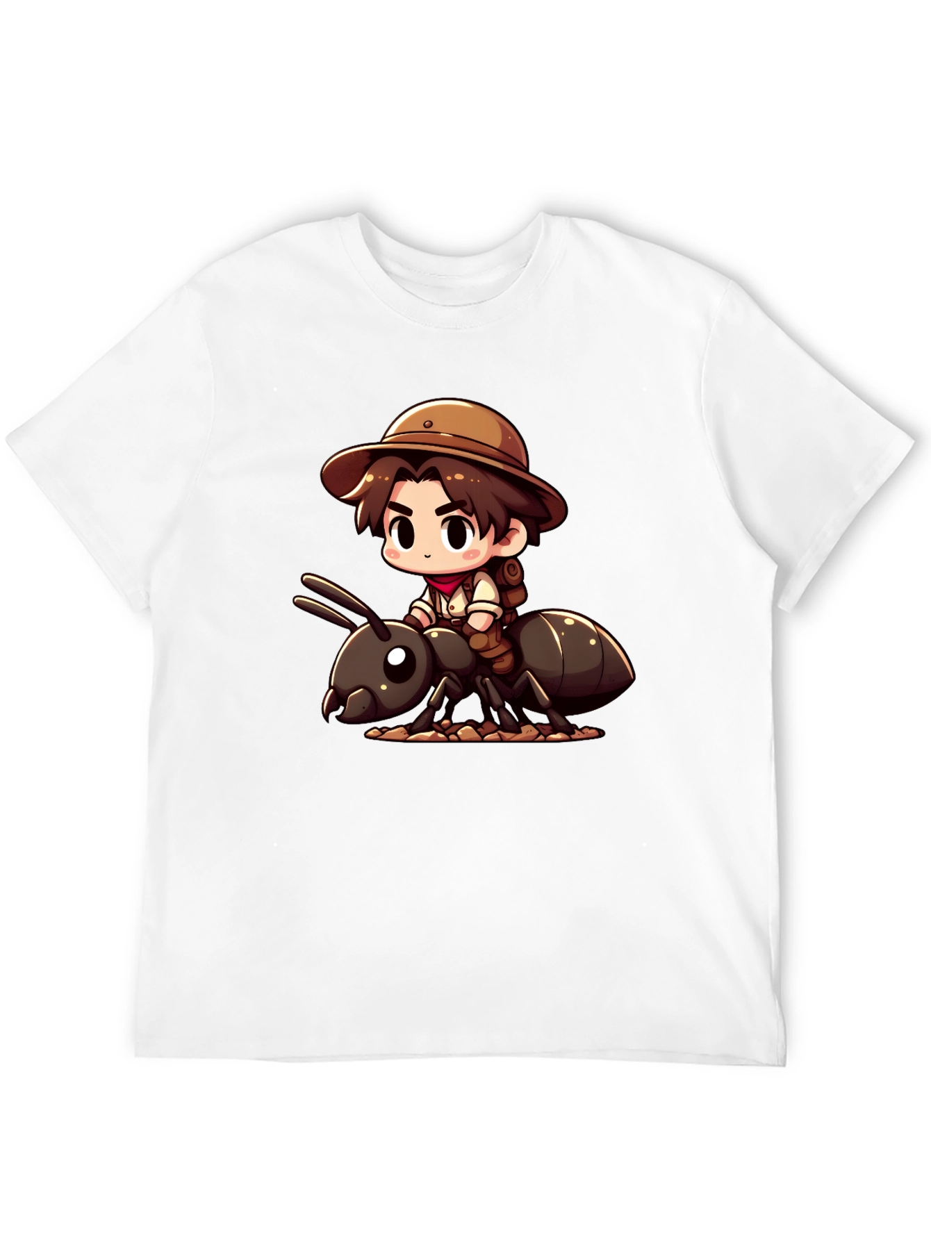 Black Adventurer Ant Rider T-Shirt view 12