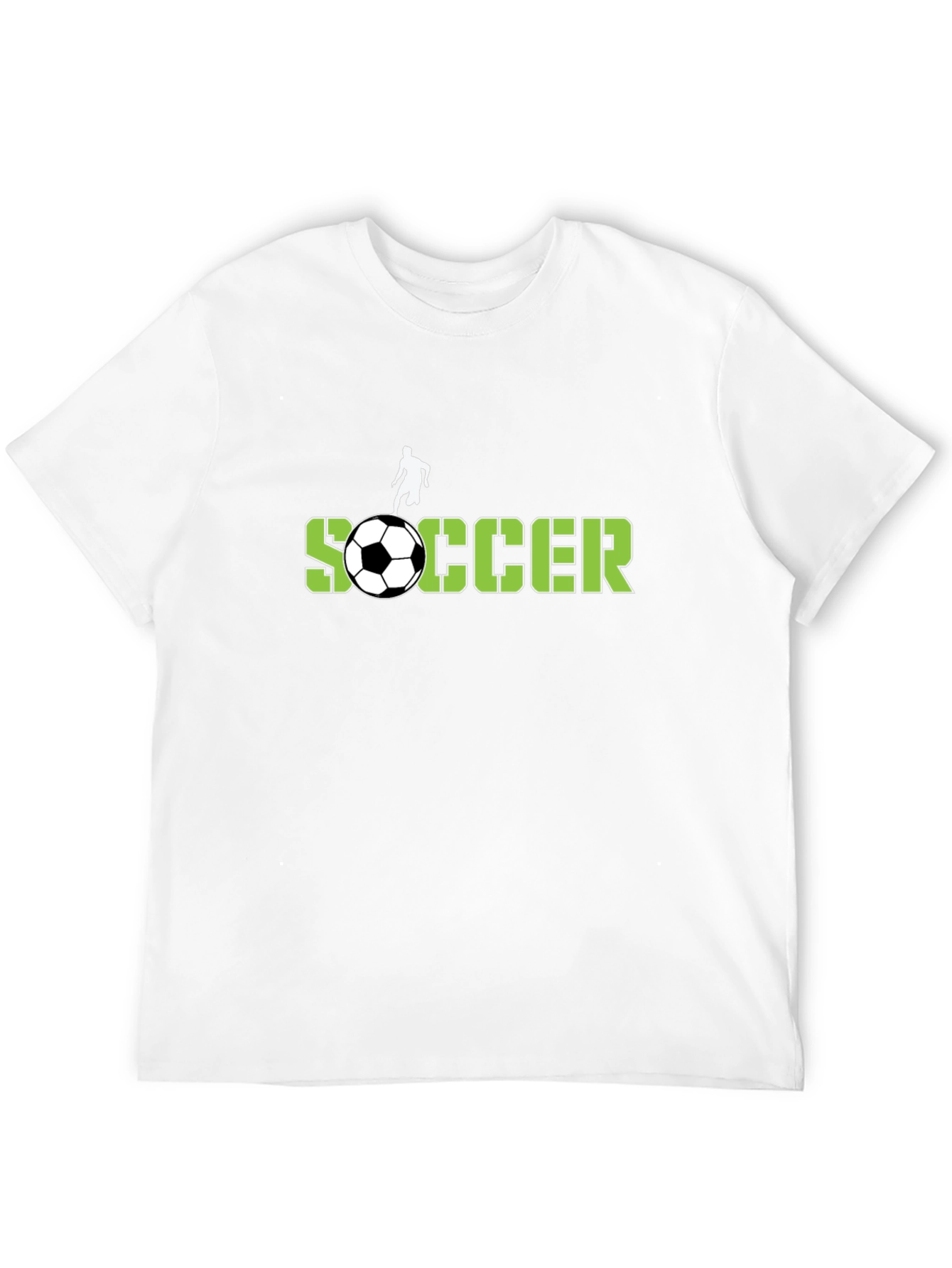 Black Soccer Graphic T-Shirt - Black Cotton Tee view 12