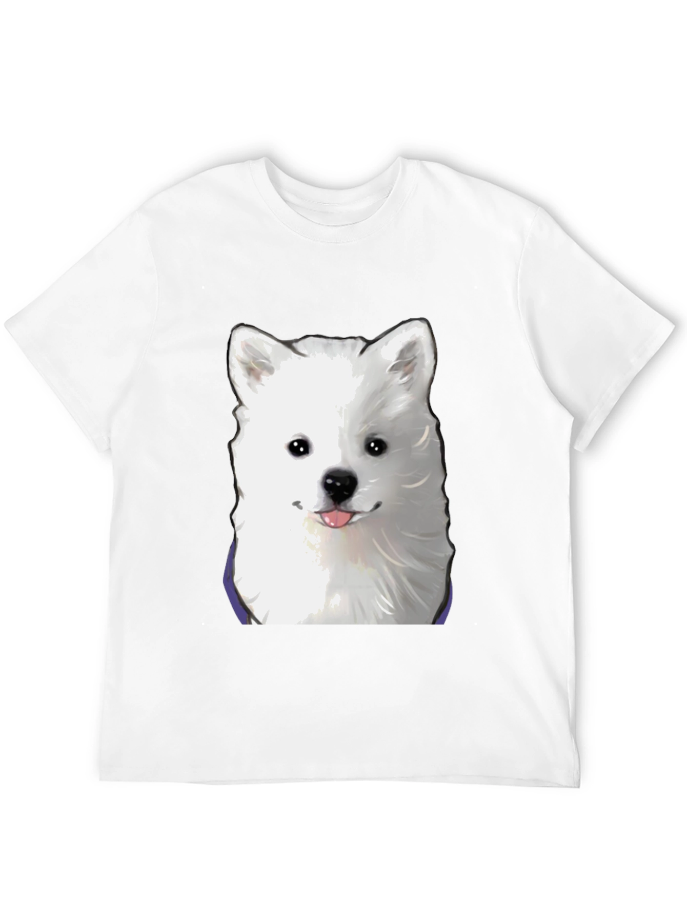 Black Cute Dog Graphic Black T-Shirt view 12