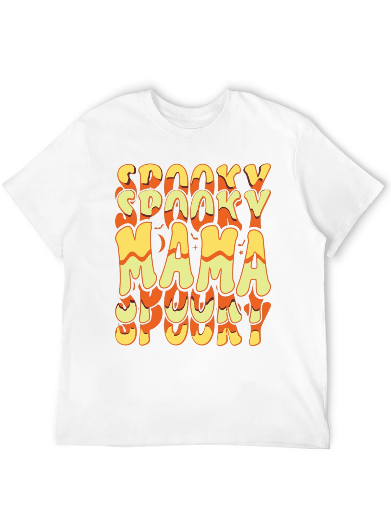 Black Spooky Mama Halloween T-Shirt view 12