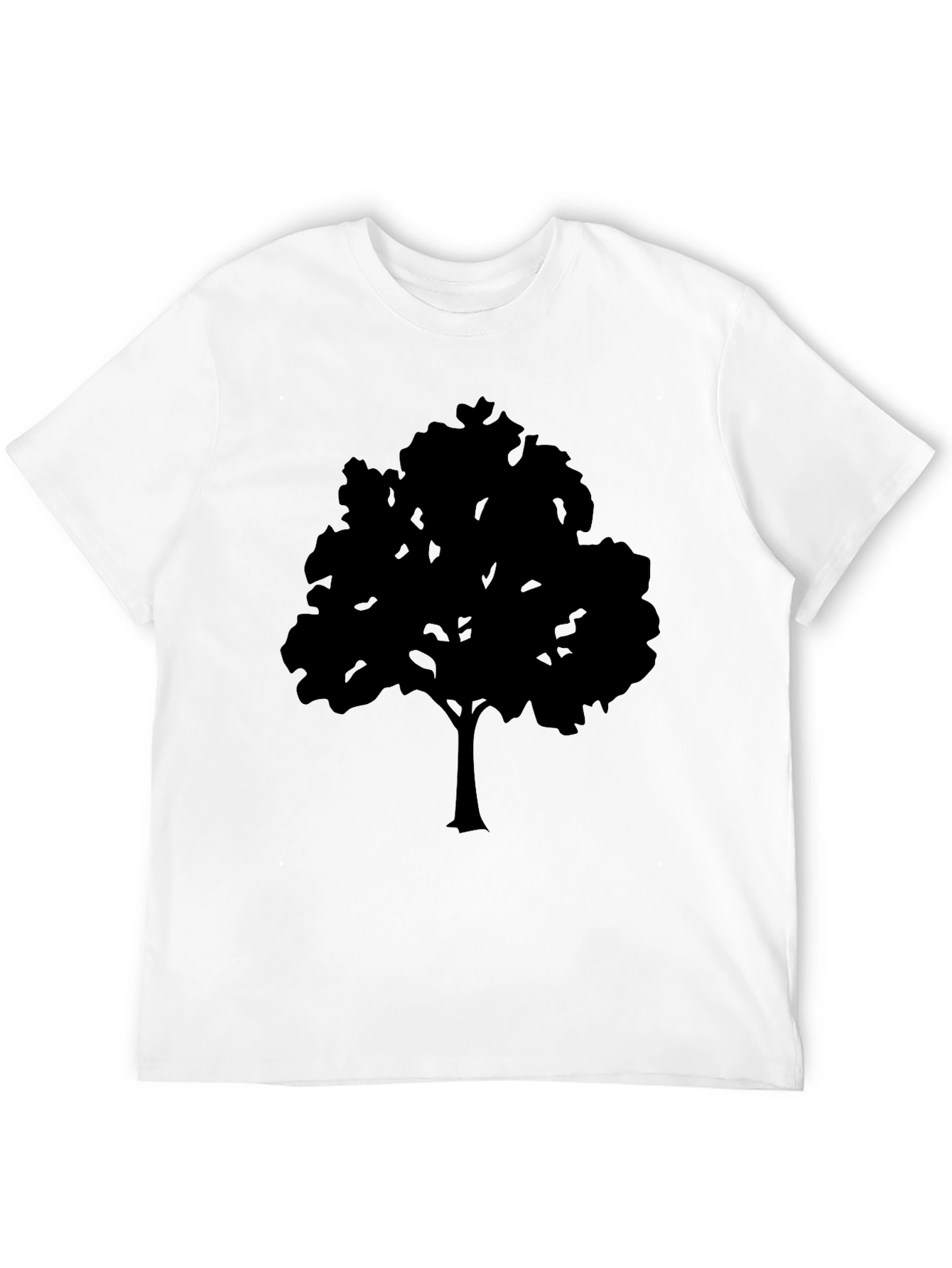 Black Black Tree Graphic Tee - Nature Inspired Design view 12