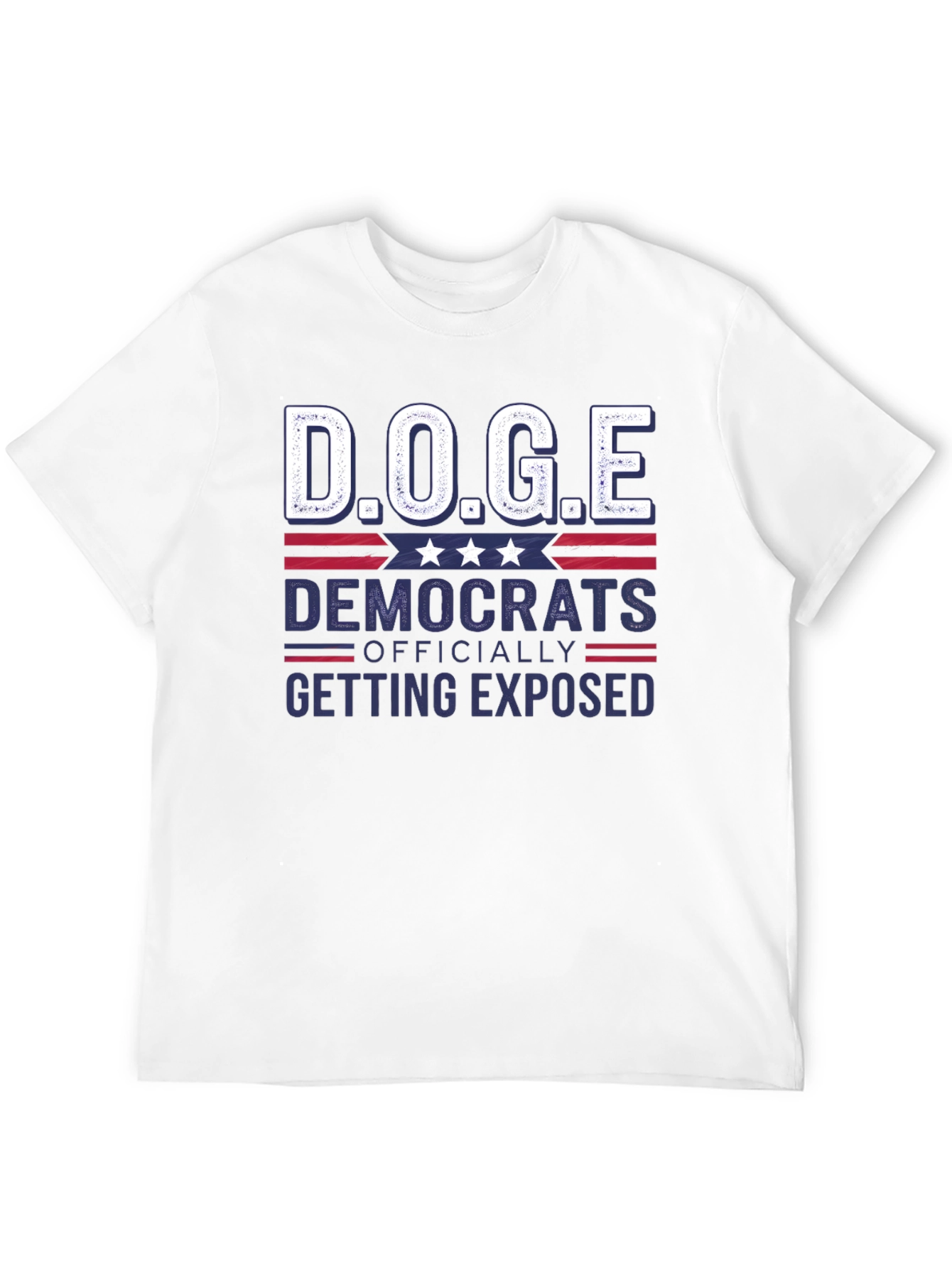 Black D.O.G.E. Democrats Exposed T-Shirt view 12