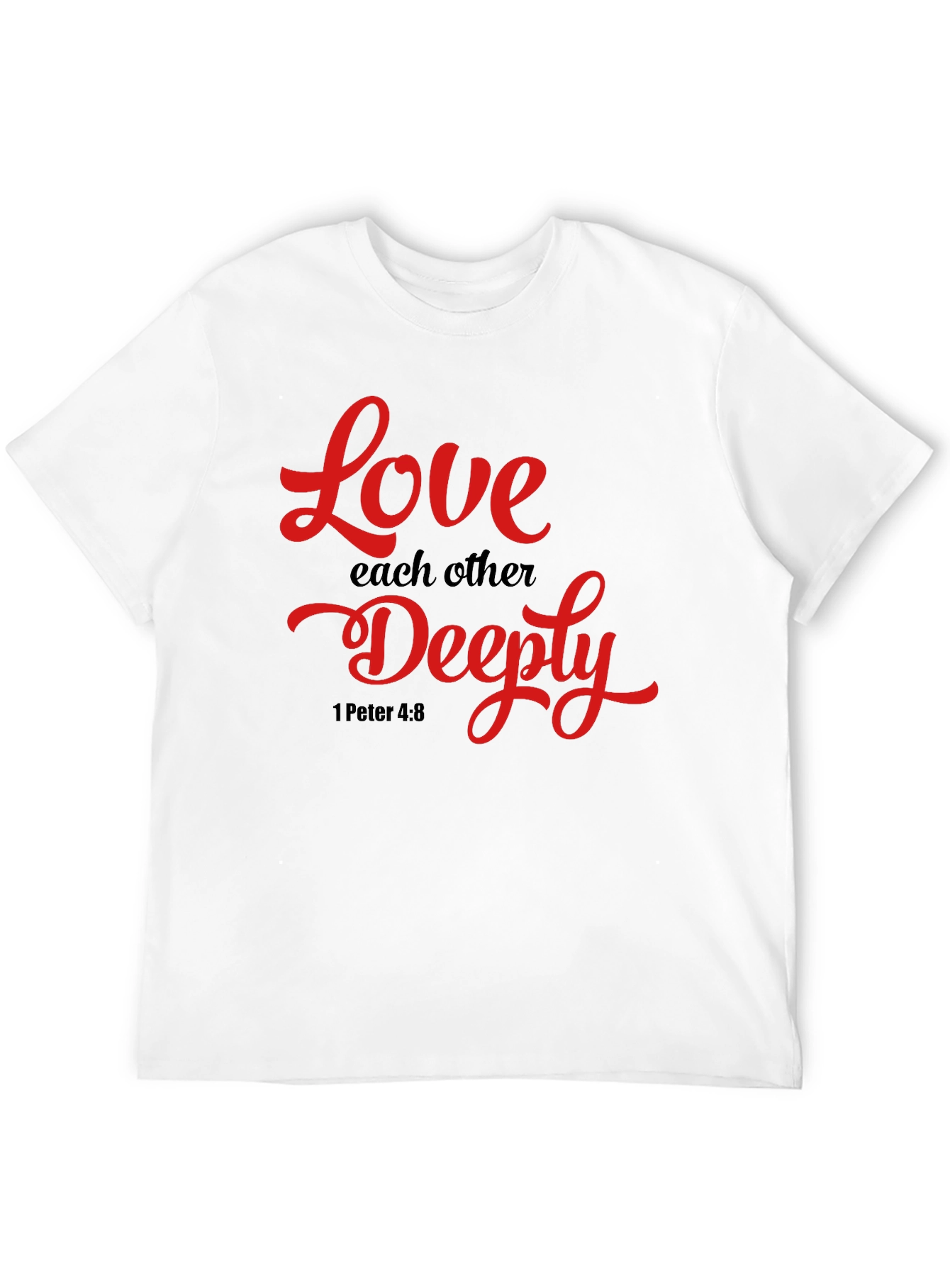 Black Love Each Other Deeply T-Shirt view 12