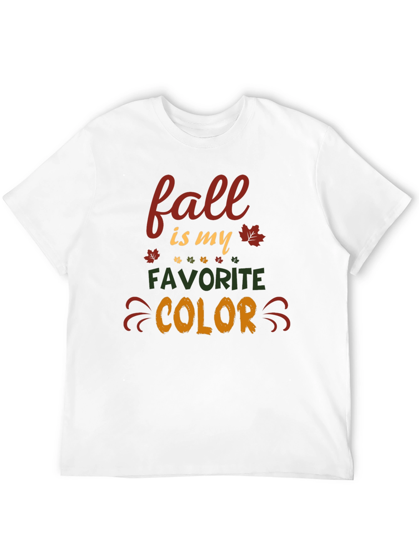 Black Fall is my favorite color T-shirt view 12