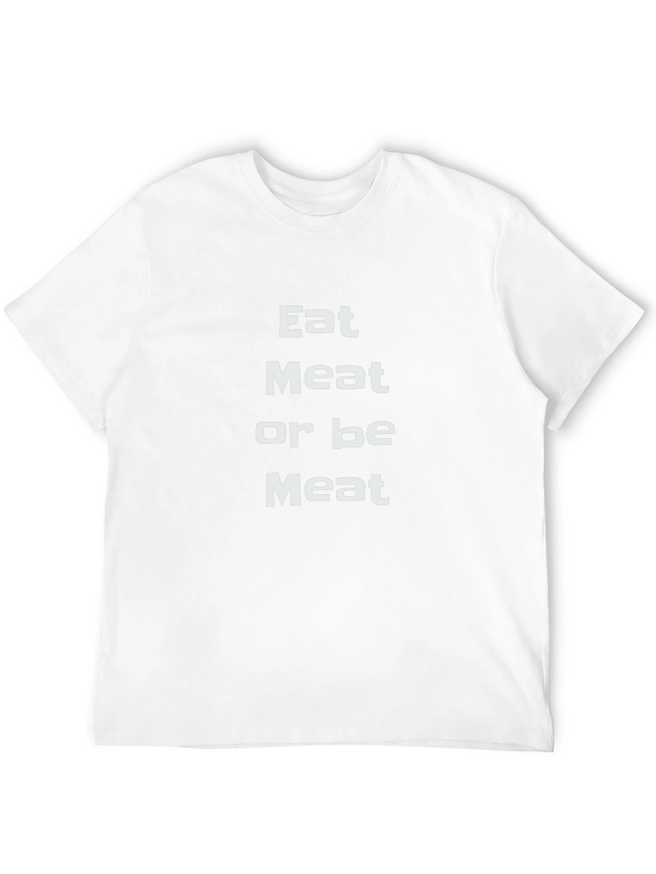 Black Eat Meat T-Shirt - Bold Statement Tee view 12