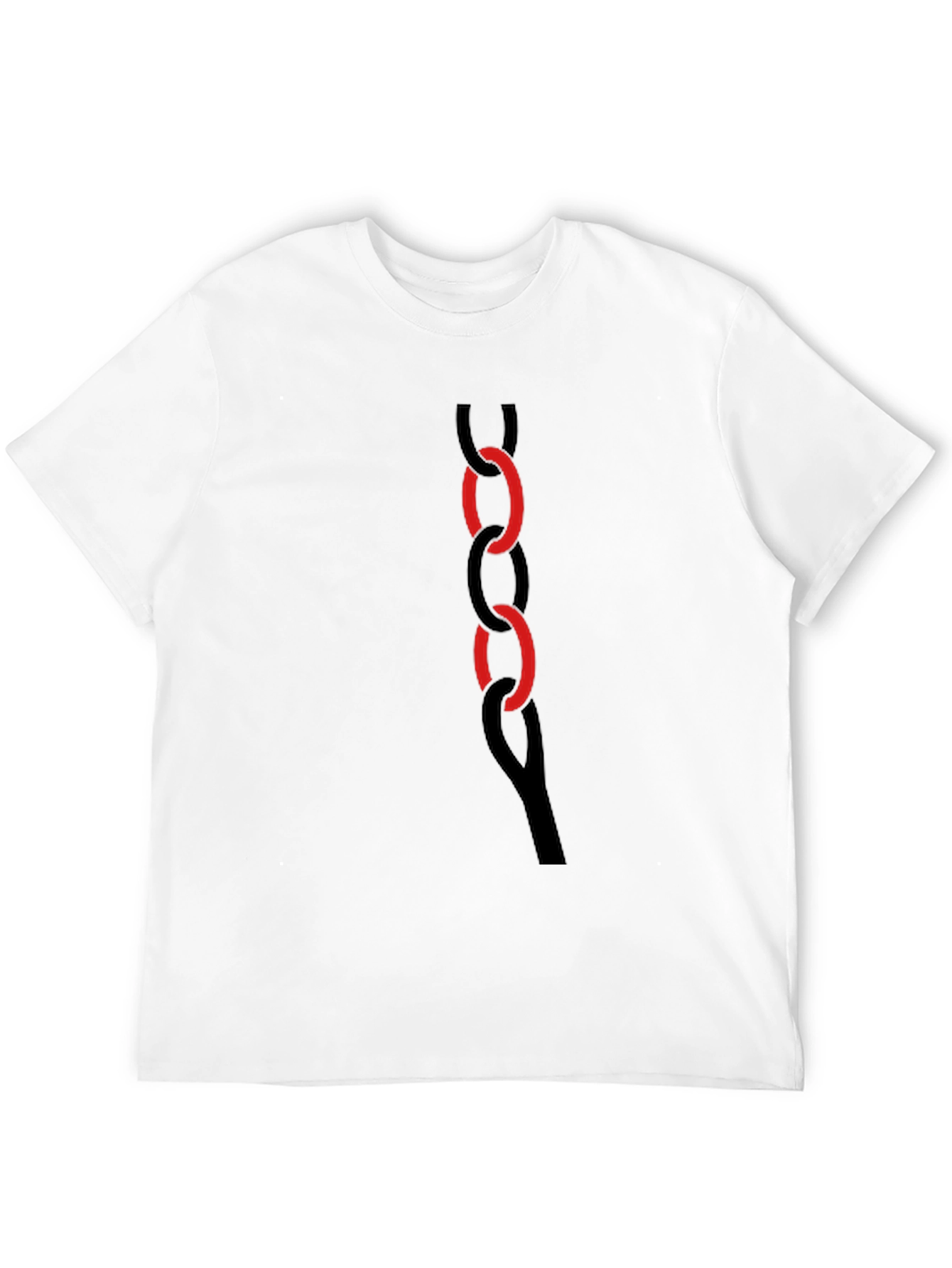 Black Black Chain Link Graphic Tee view 12