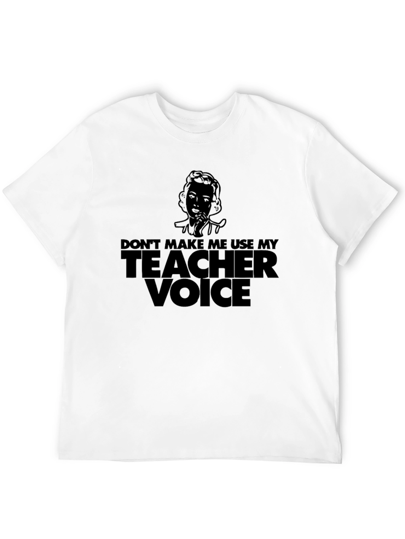 Black Teacher Voice Graphic T-Shirt - Unisex view 12