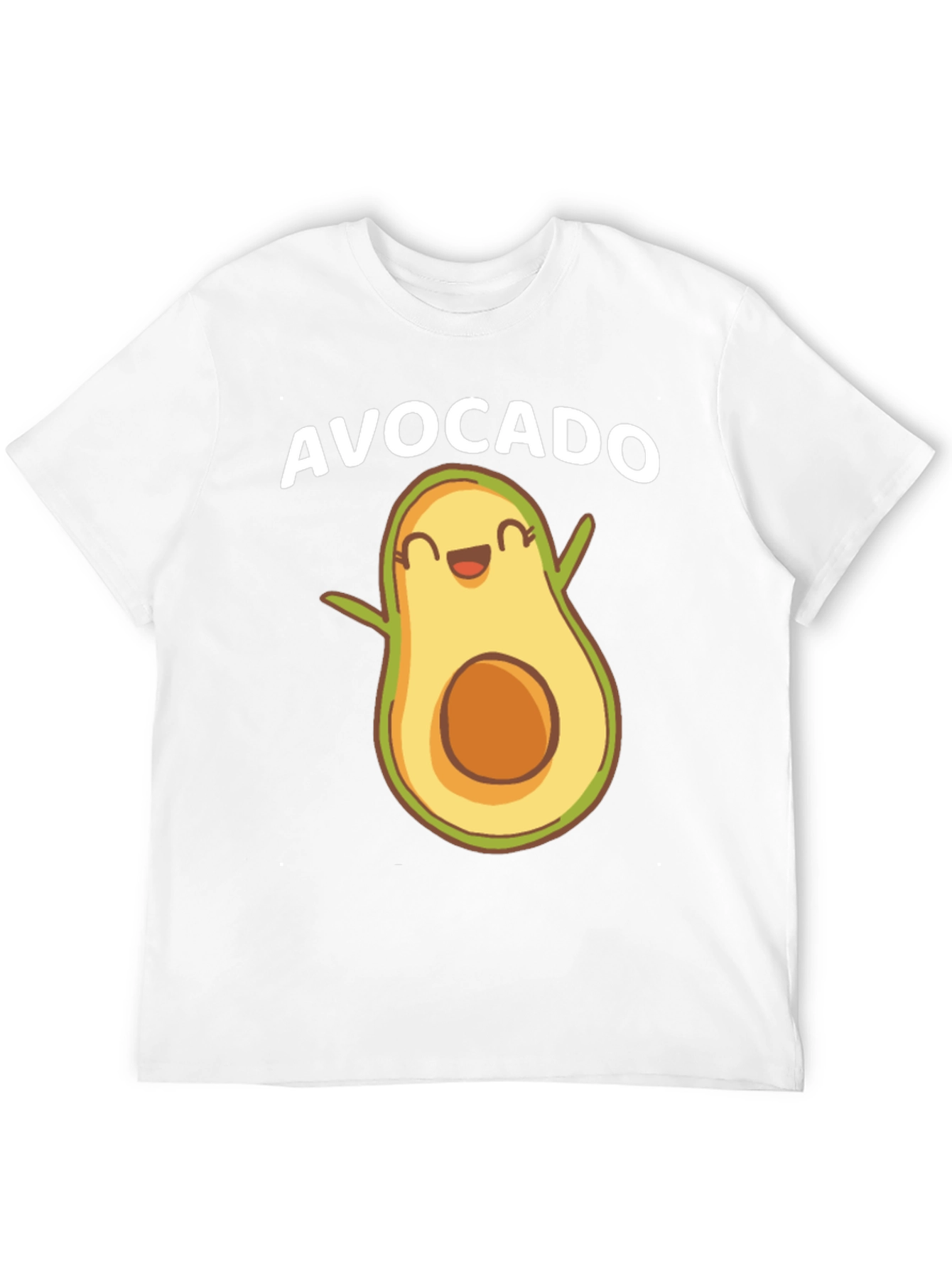 Black Funny Avocado Graphic Tee - Black view 12